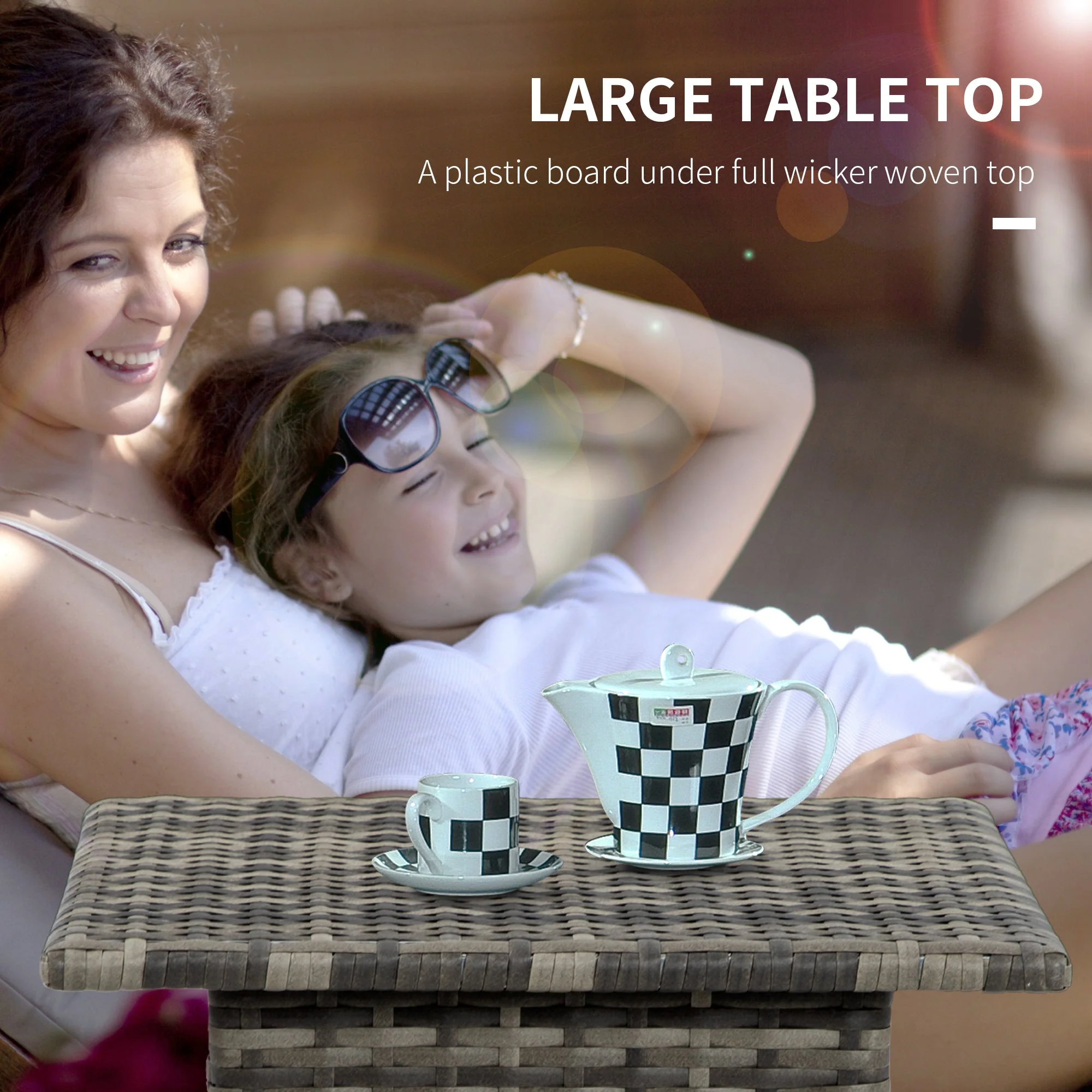 Rattan Side Table - Image 4