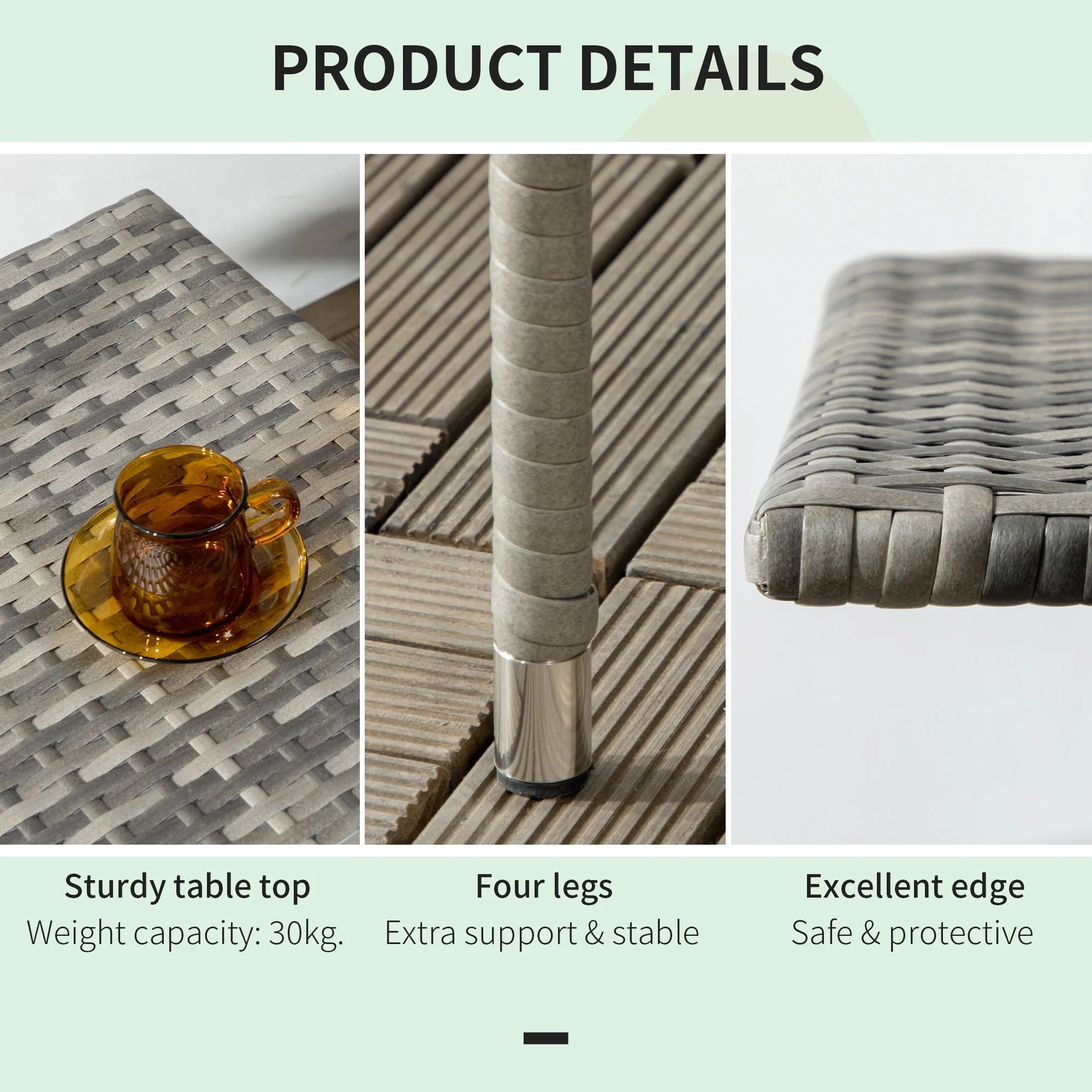 Rattan Side Table - Image 5