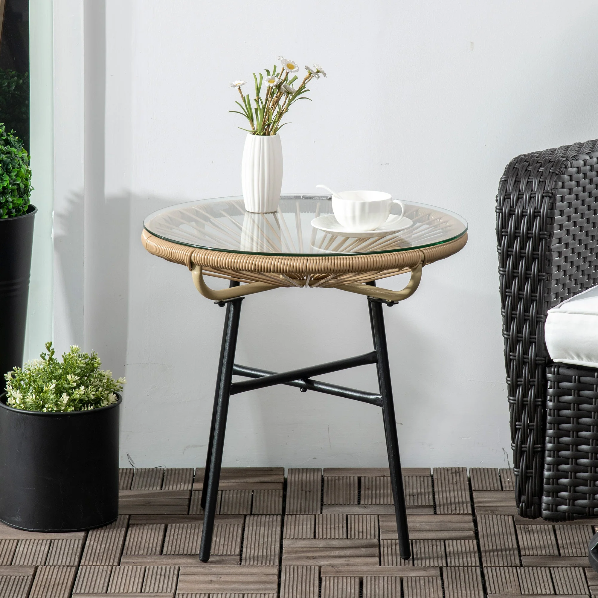 Rattan Side Table - Image 6