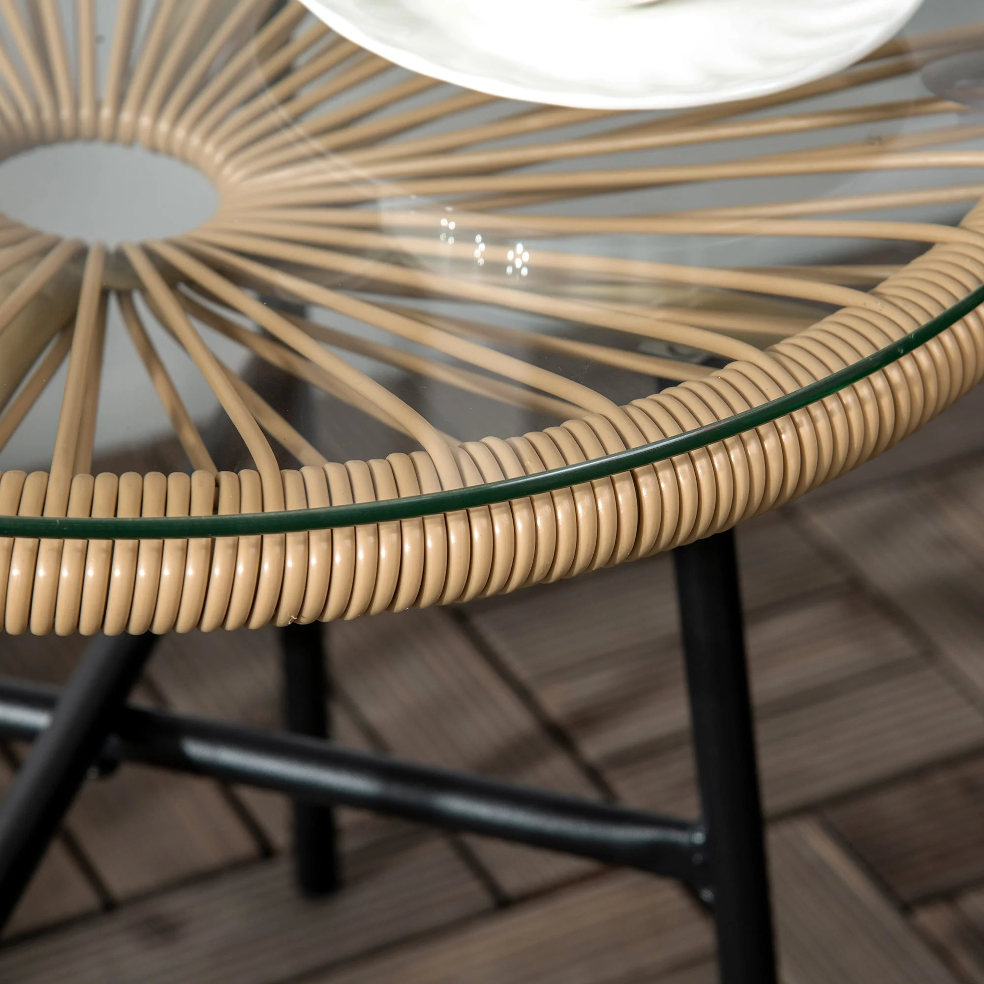 Rattan Side Table - Image 7