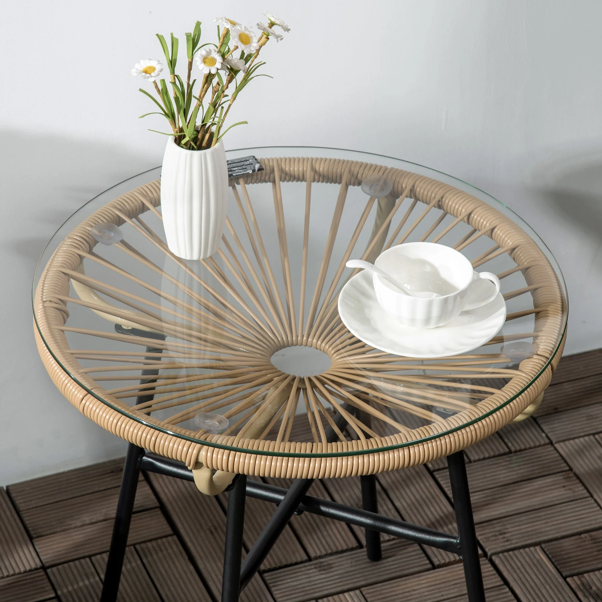 Rattan Side Table - Image 8