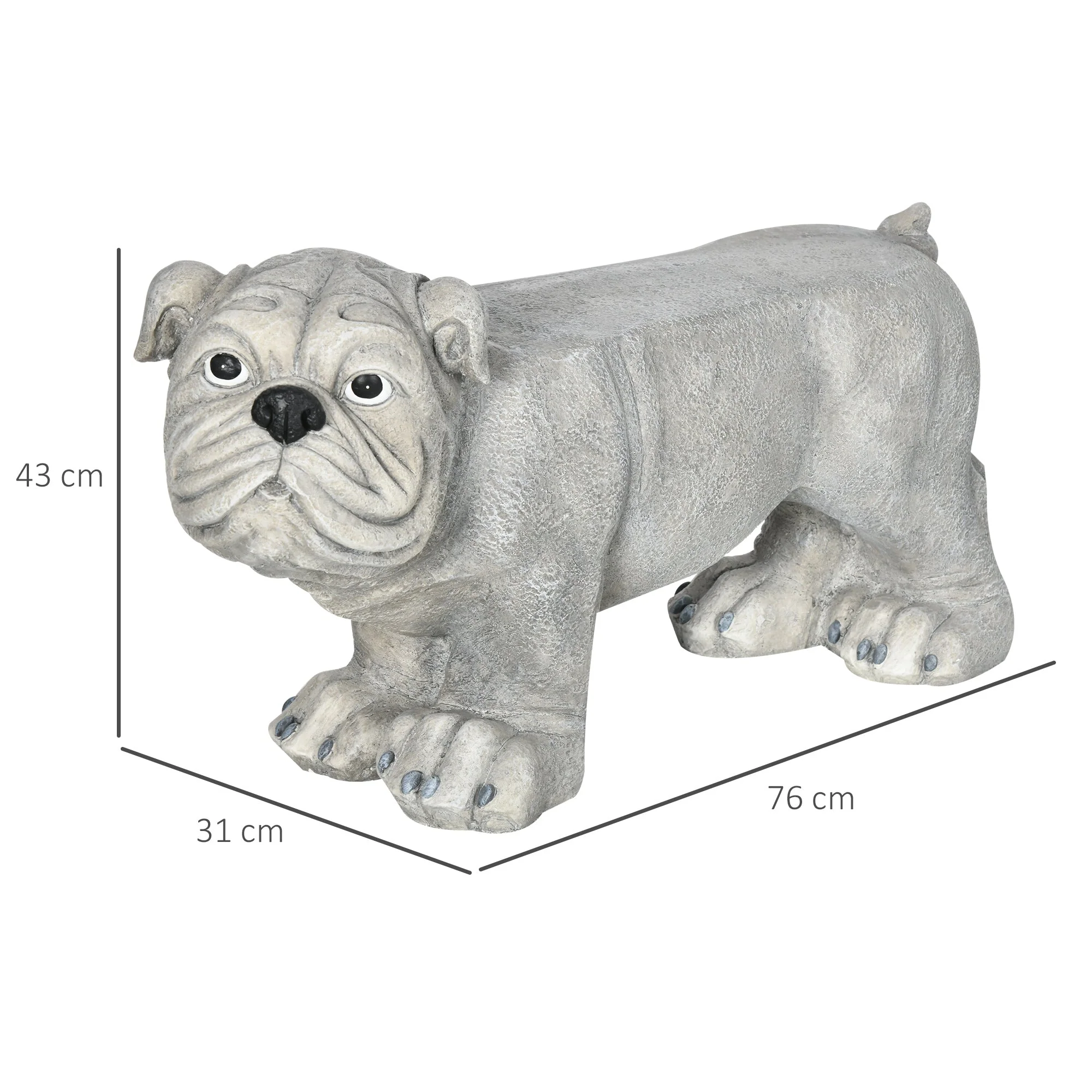 Realistic Pekingese Sculpture - Image 3