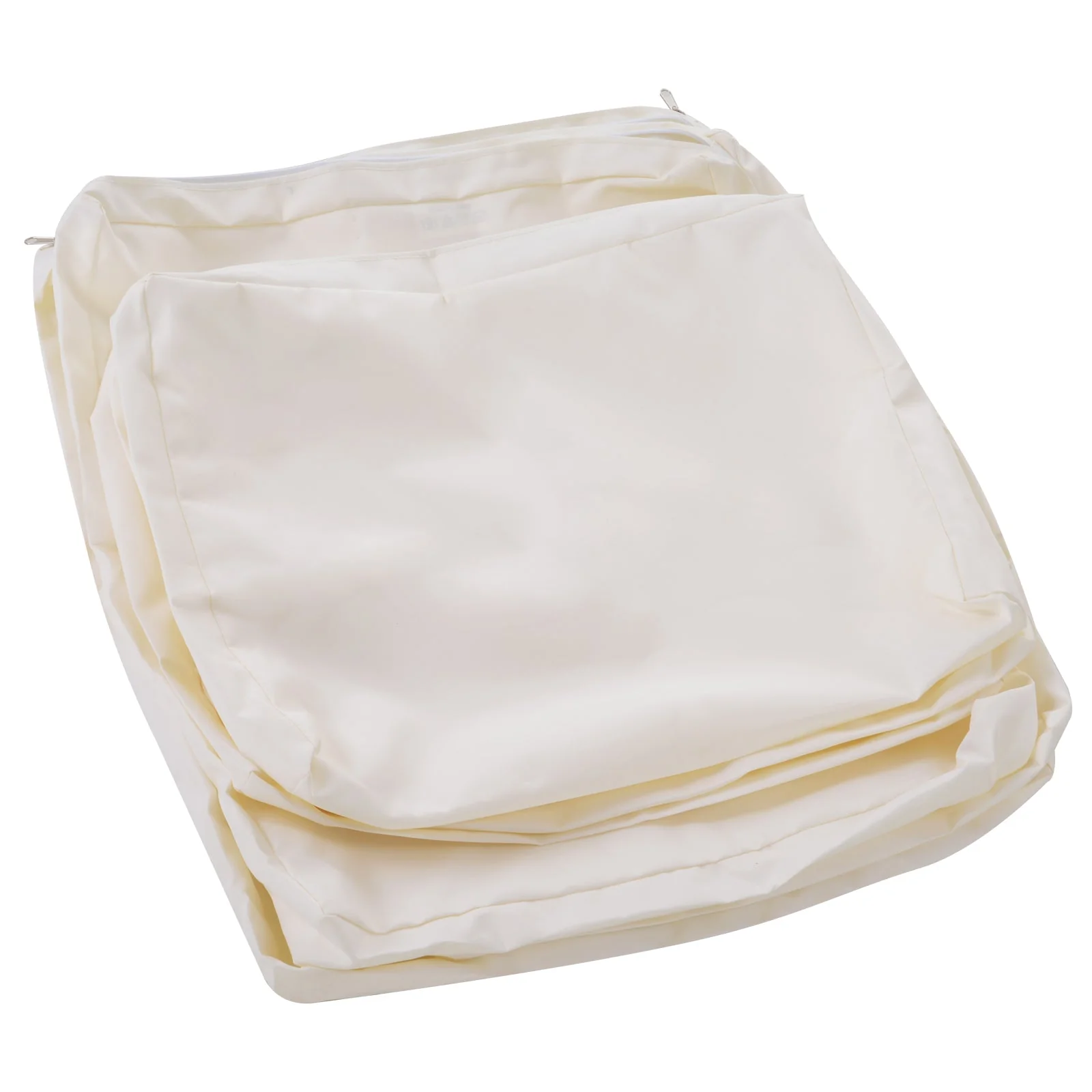 Replacement Cushion Cover Garden Rattan Patio Furniture Seat Cover Polyester Outdoor Cream White- No Cushion Included - Image 7