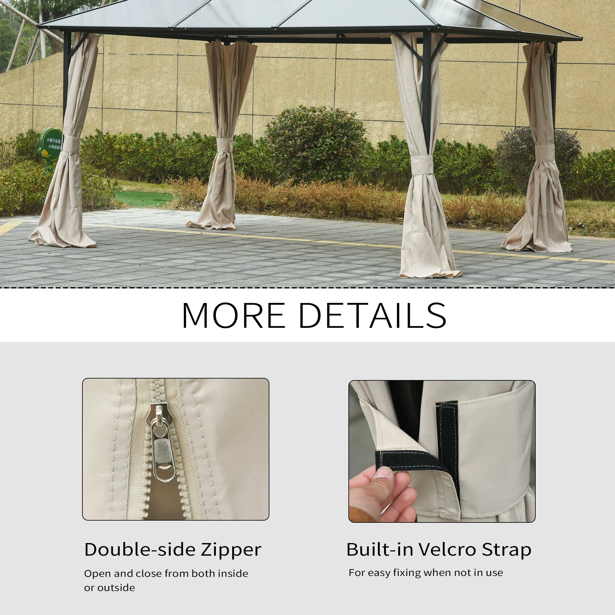 Replacement Gazebo Curtains - Image 8
