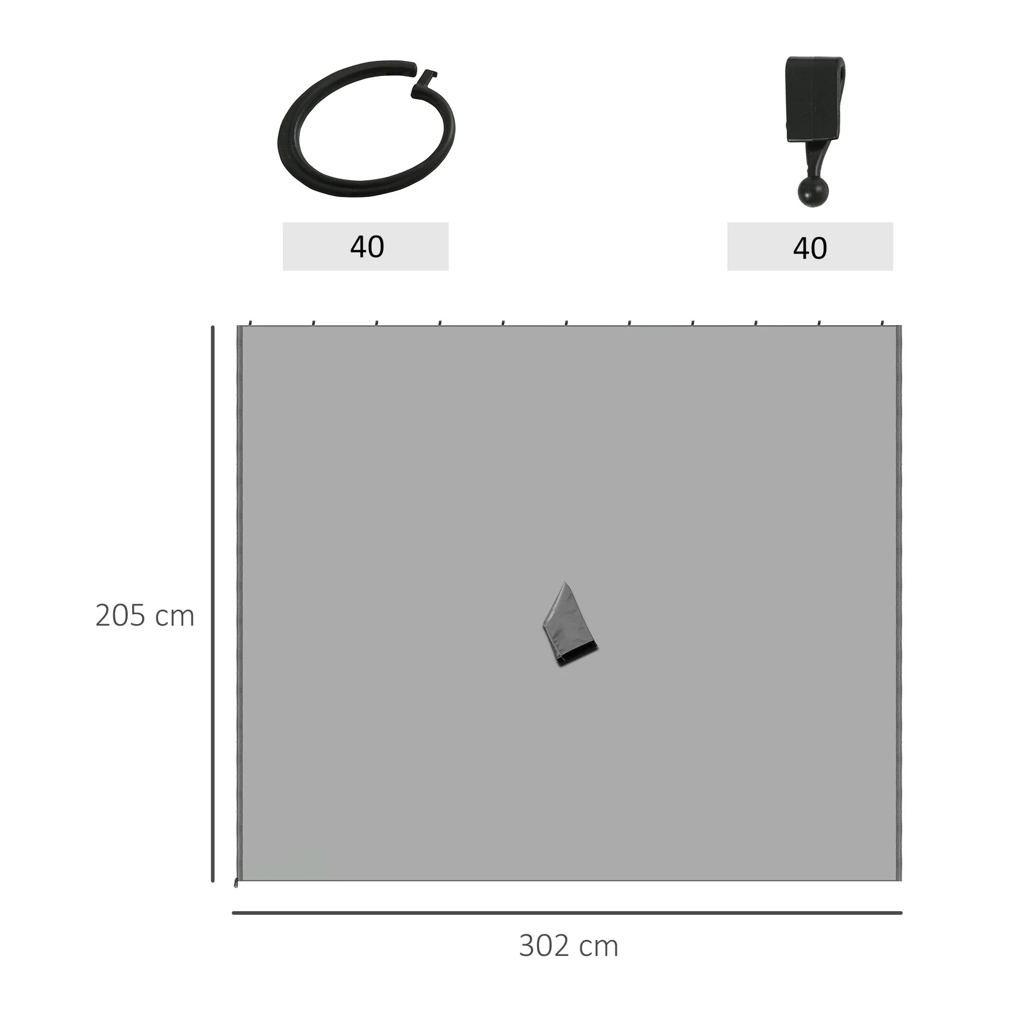 Replacement Gazebo Curtains - Image 2