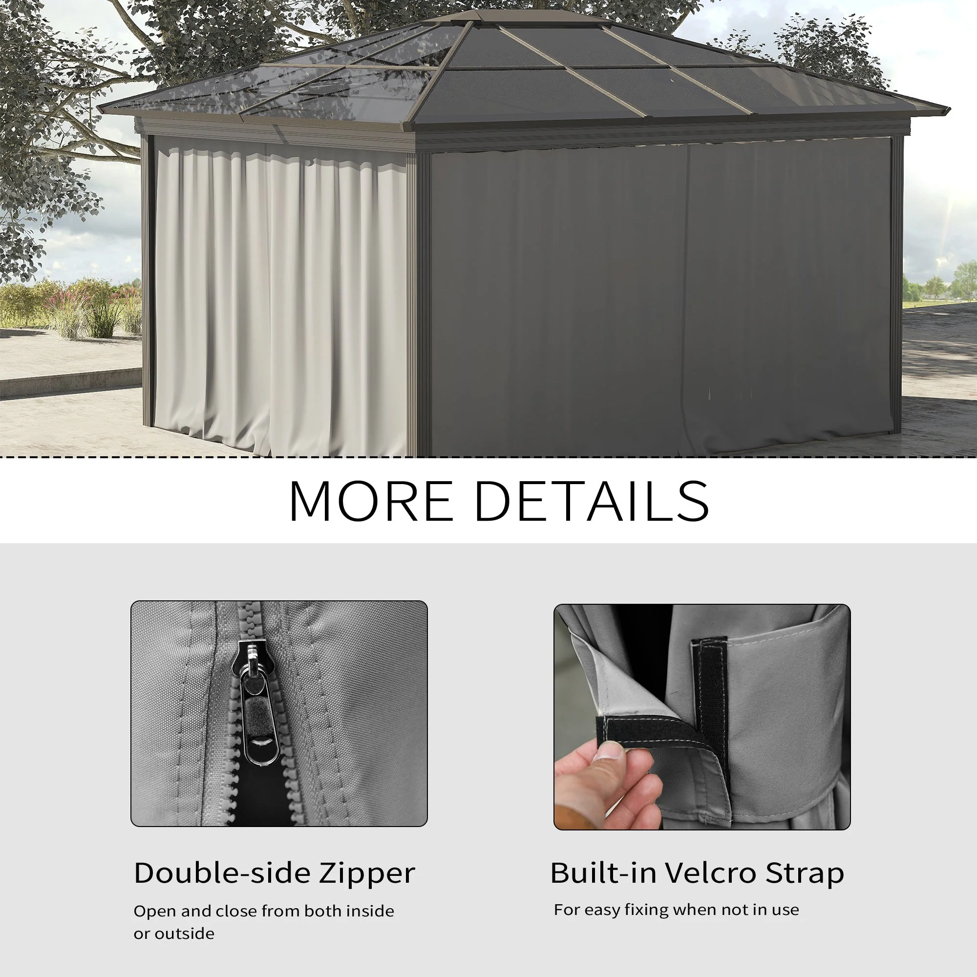 Replacement Gazebo Curtains - Image 4