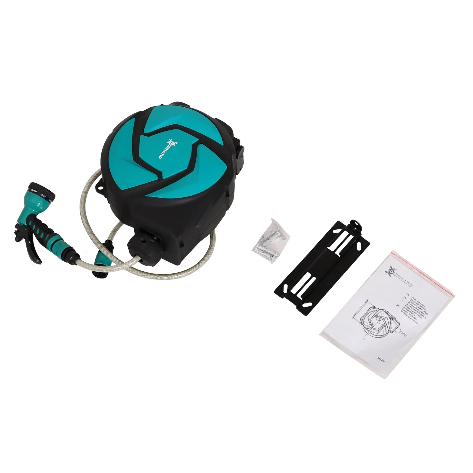 Retractable 10M Wall Mounted Hose Reel With Seven Spray Patterns by Durhand - Image 7