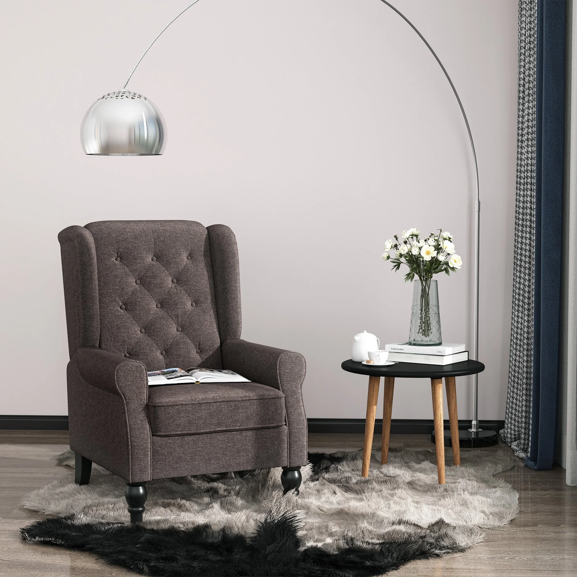 Retro Accent Chair - Image 2