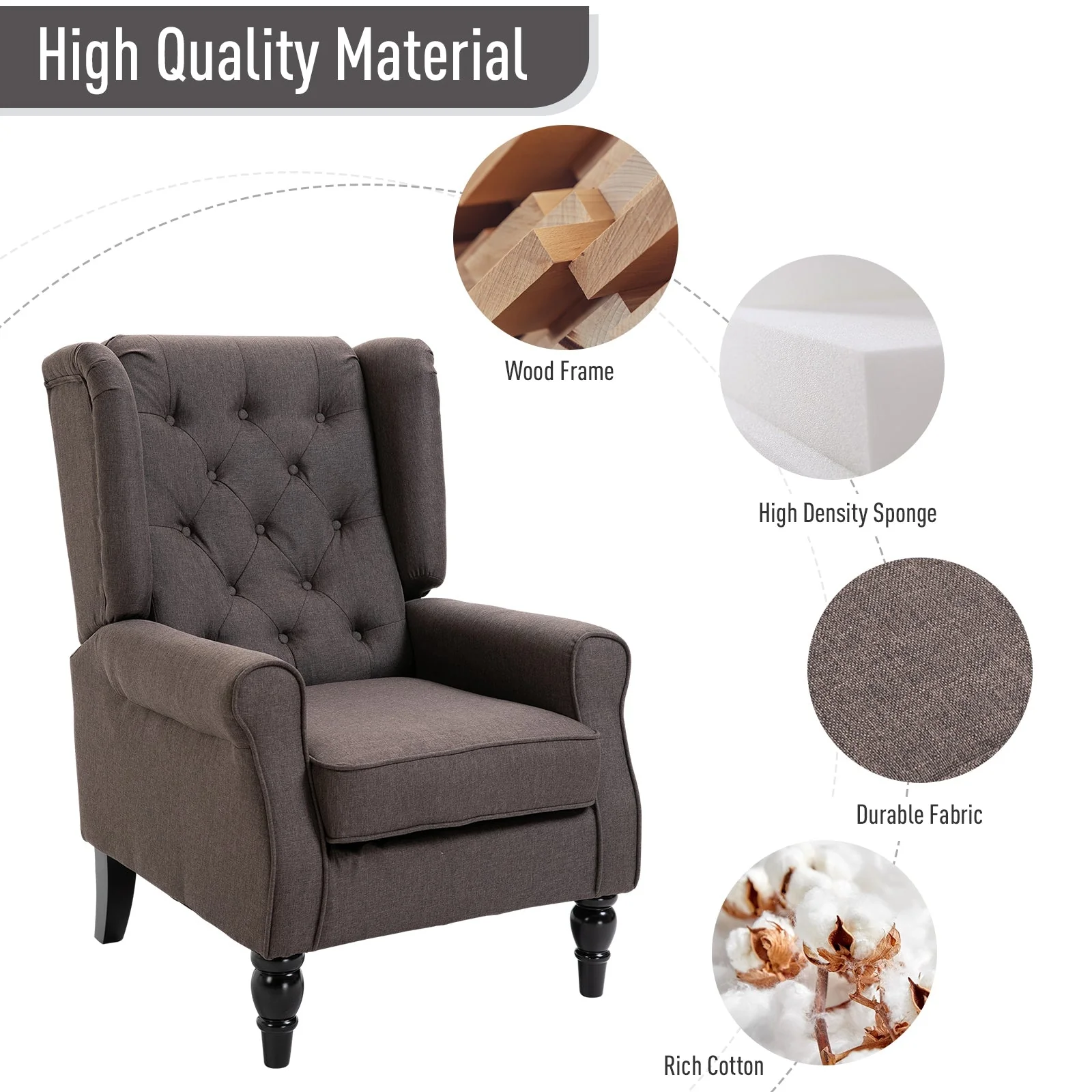 Retro Accent Chair - Image 6