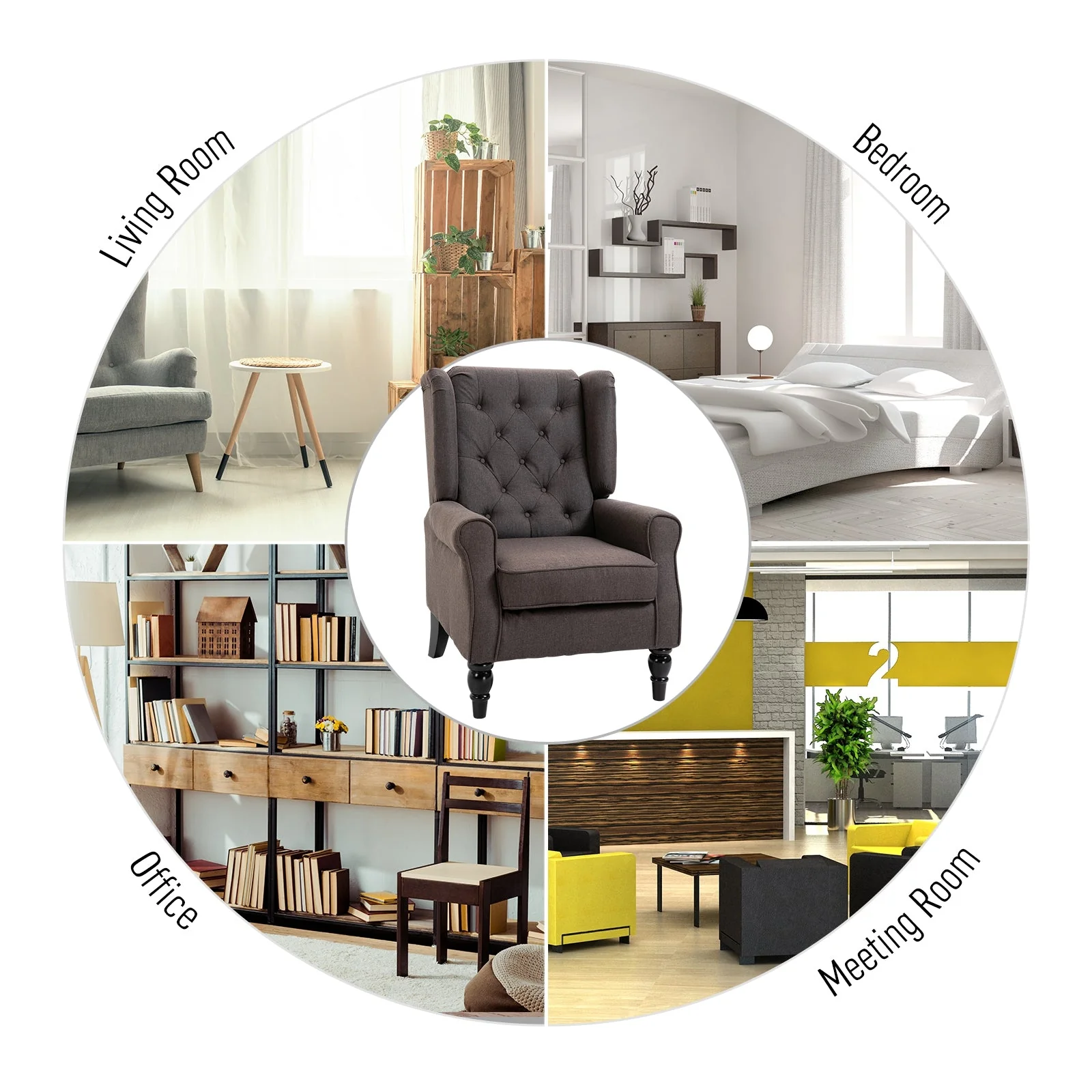 Retro Accent Chair - Image 7