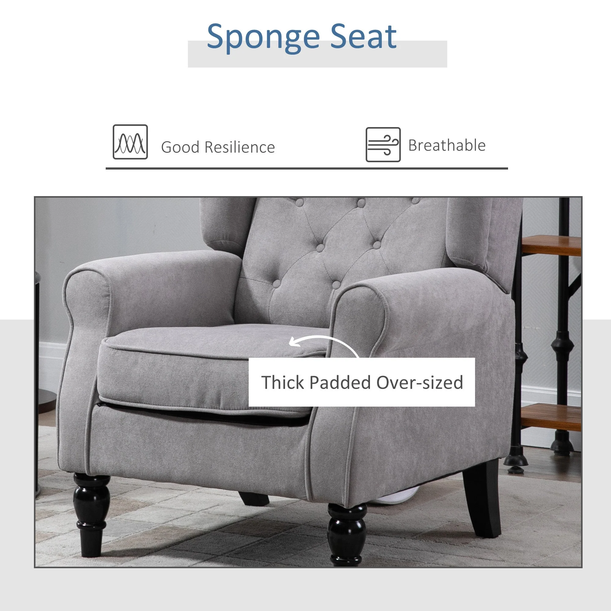 Retro Accent Chair - Image 6