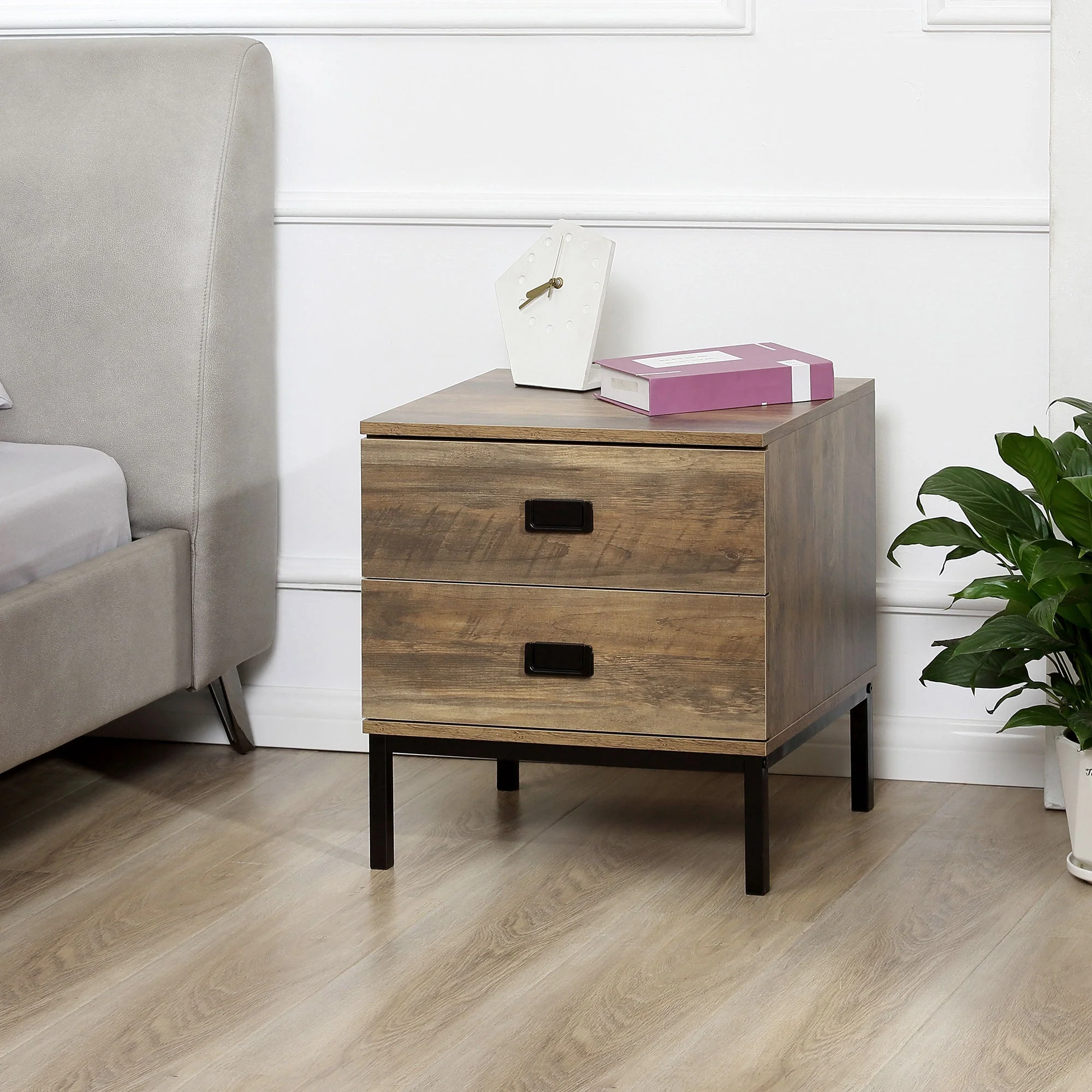 Retro Bedside Table - Image 2