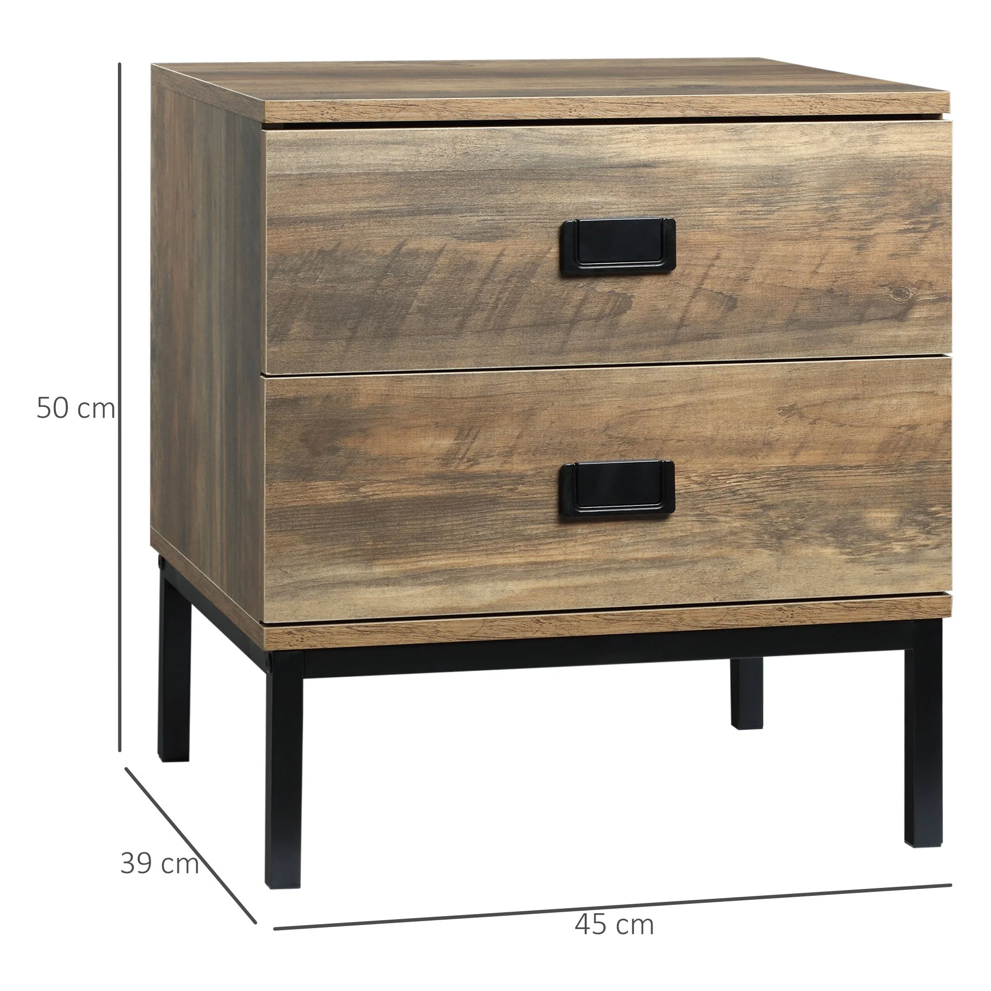 Retro Bedside Table - Image 3