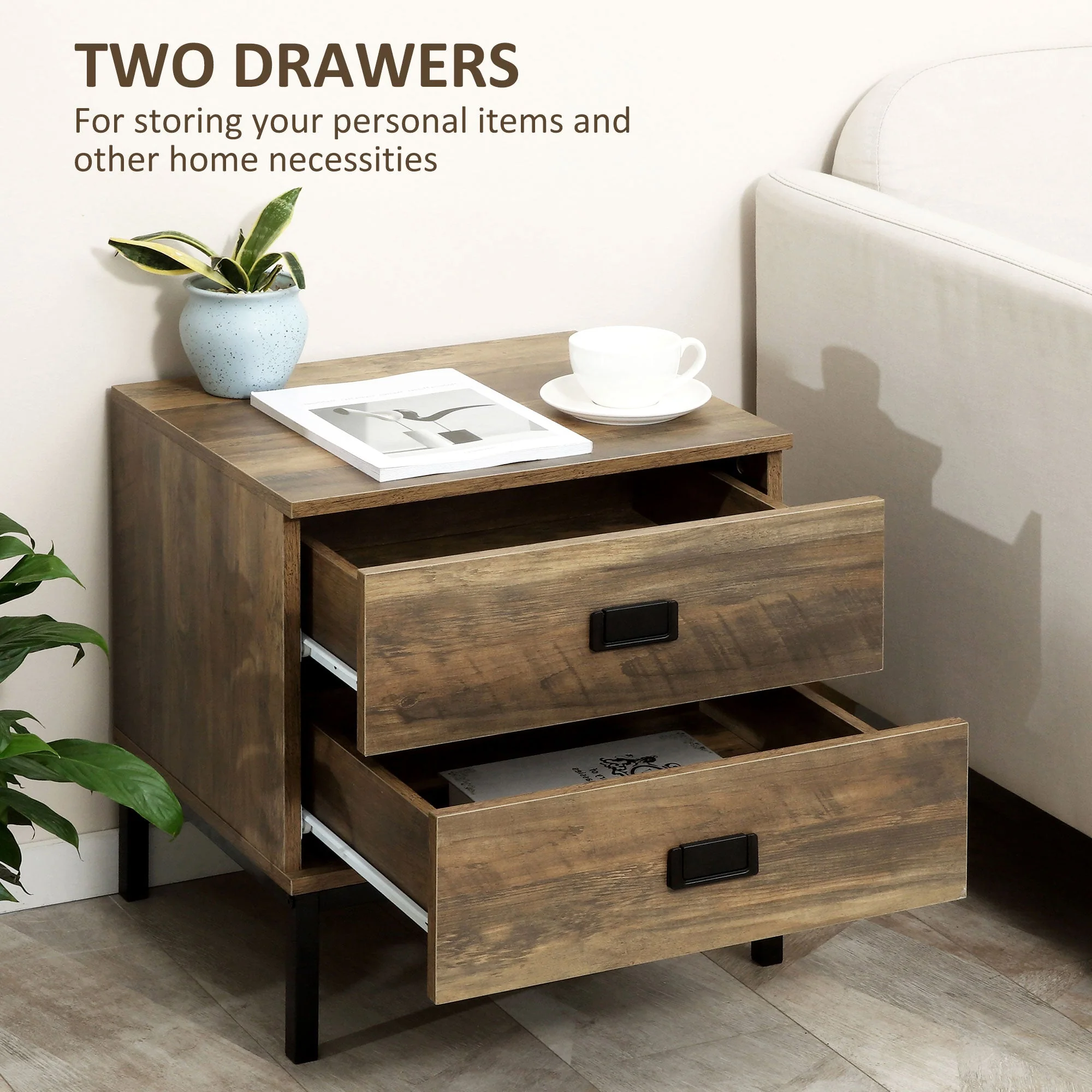 Retro Bedside Table - Image 5