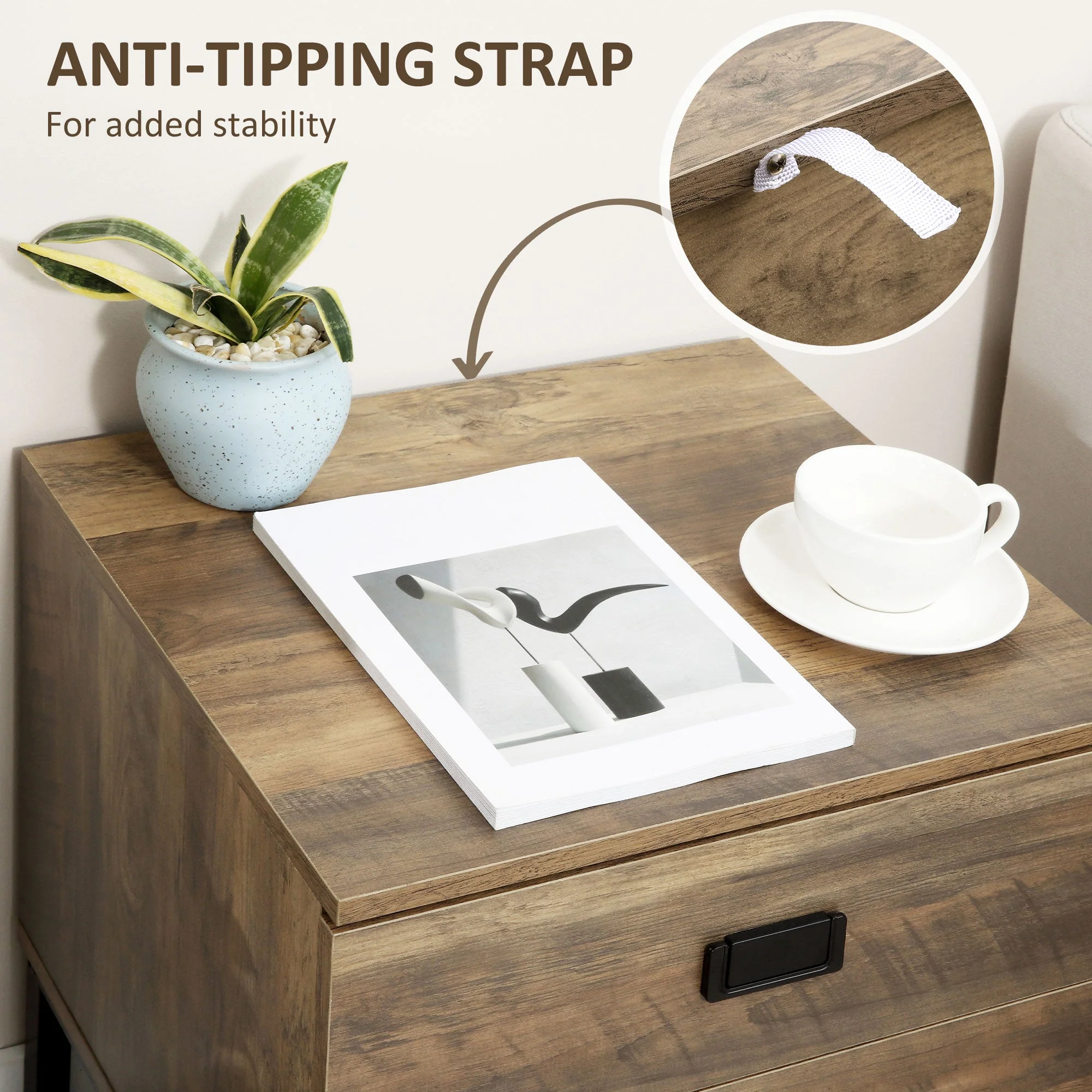 Retro Bedside Table - Image 7