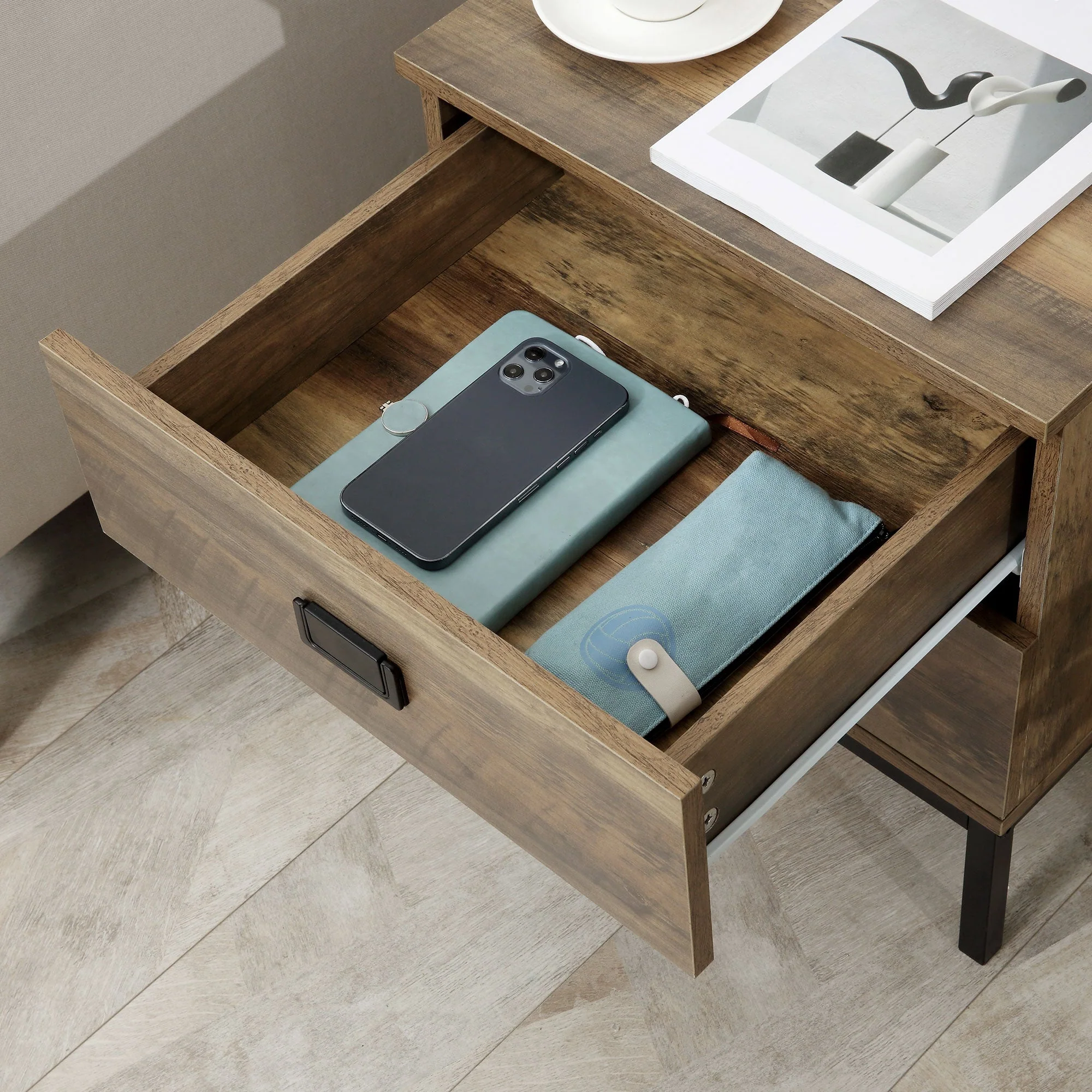 Retro Bedside Table - Image 8