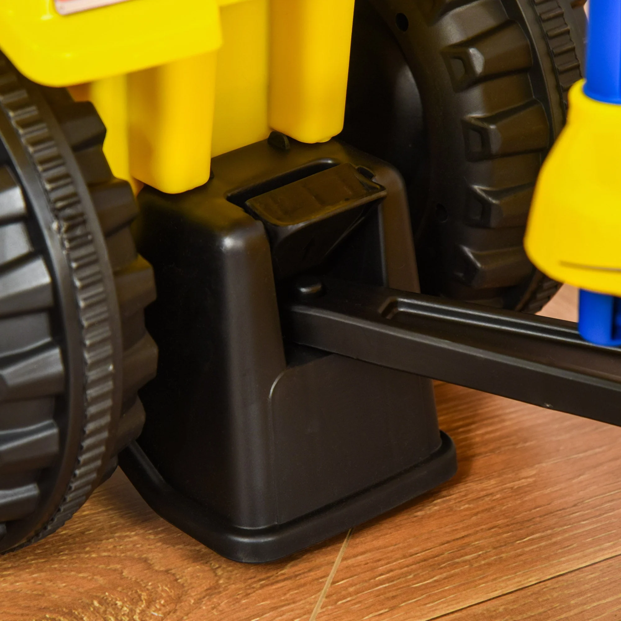 Ride On Tractor Toddler Walker Foot To Floor Slider w/ Horn Storage Steering Wheel for 1-3 Years Old Yellow - Image 9