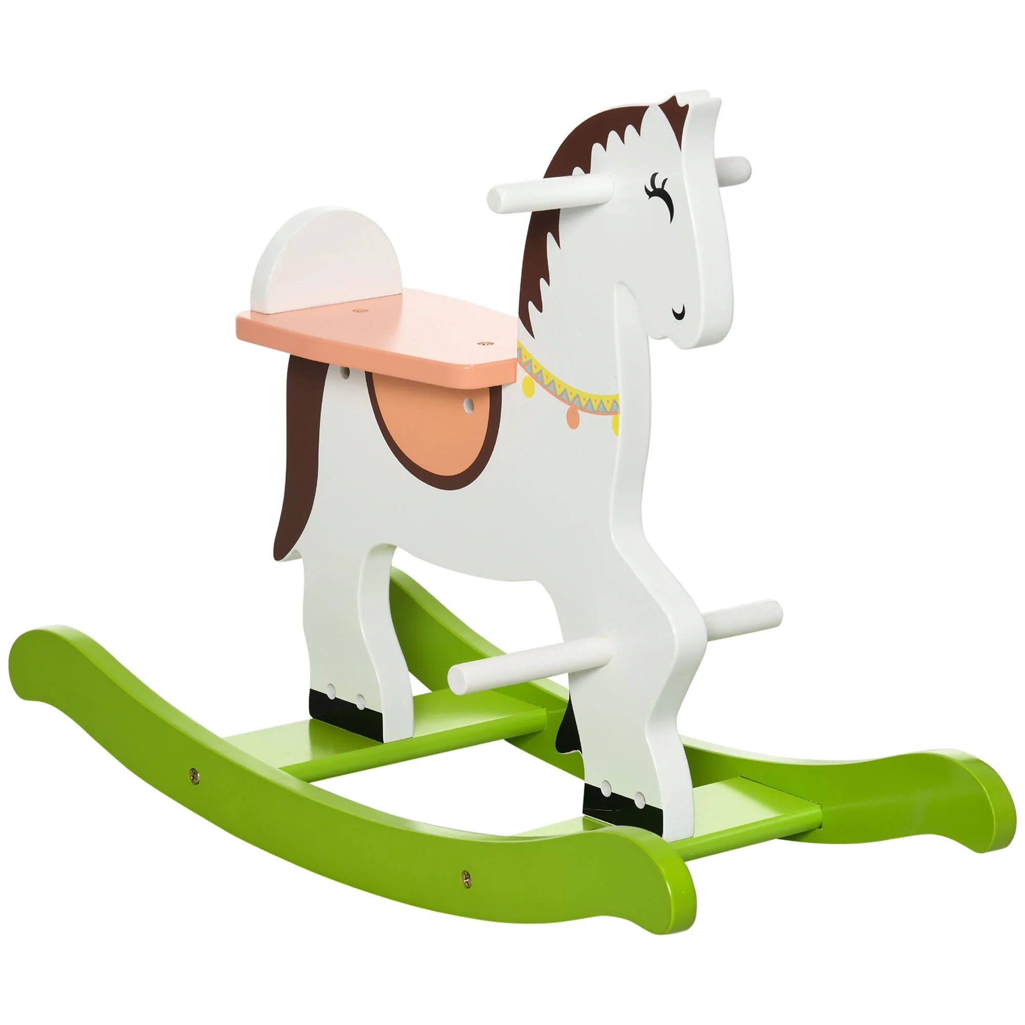 Rocking Horse Ride Toy with Handlebar Pedal - Image 2