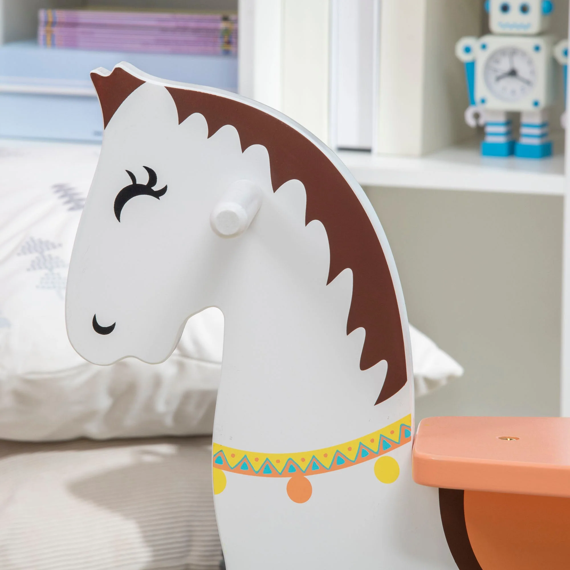 Rocking Horse Ride Toy with Handlebar Pedal - Image 7