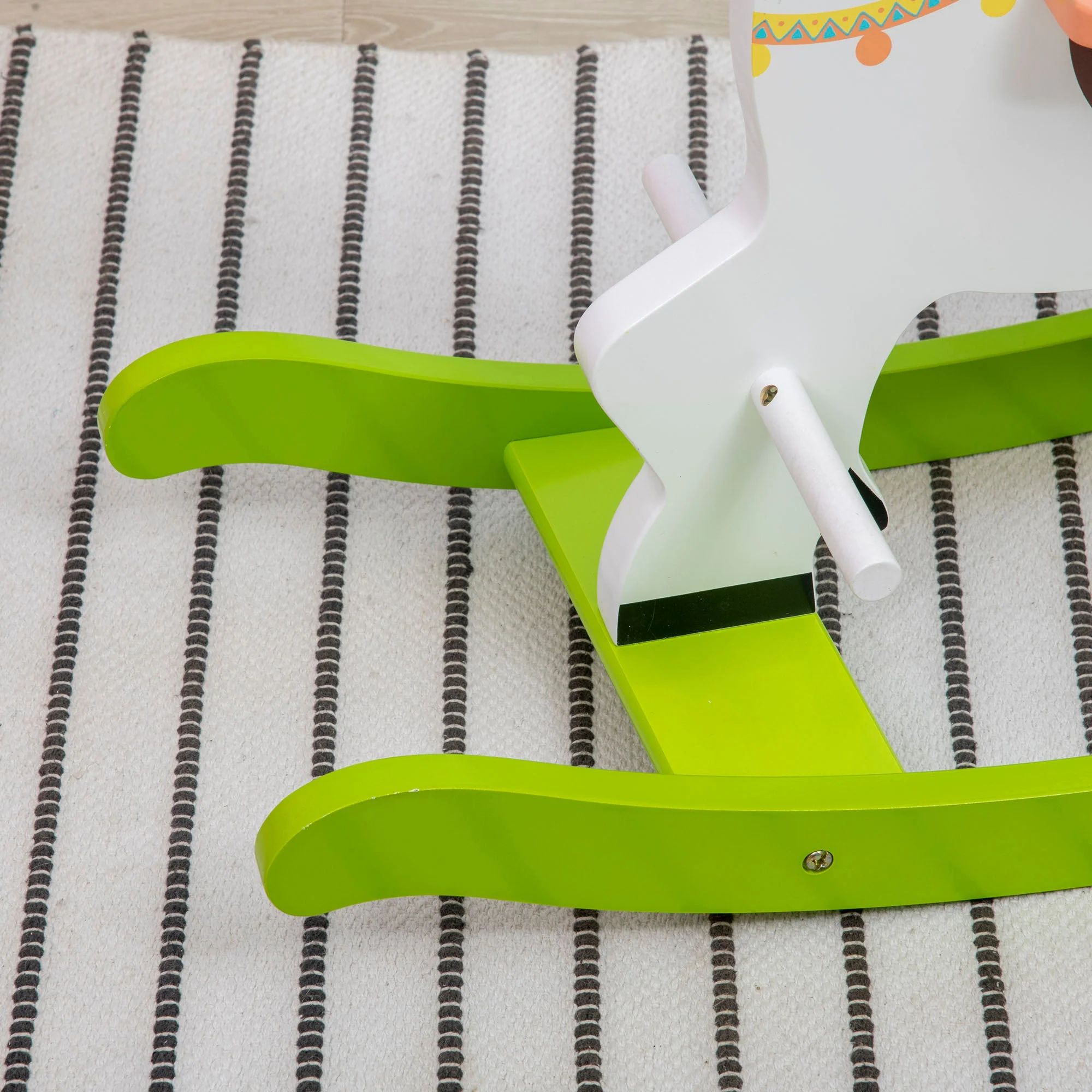 Rocking Horse Ride Toy with Handlebar Pedal - Image 9
