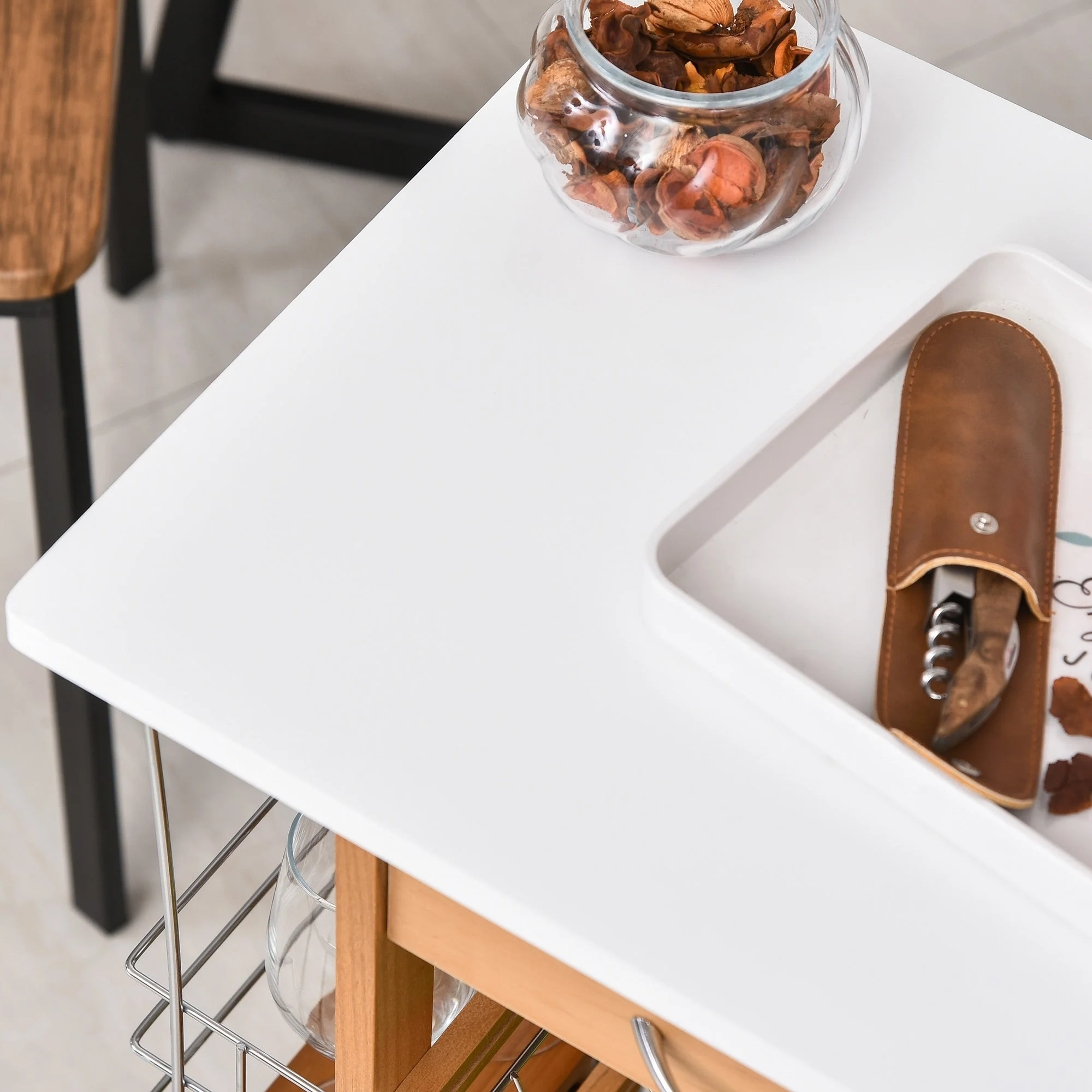 Rolling Kitchen Cart - Image 9