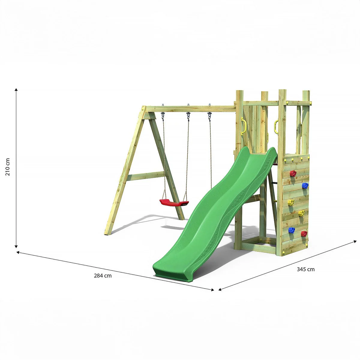 Rumble Ridge Garden Playfort 28.2m x 34.5m by Shire - Image 5