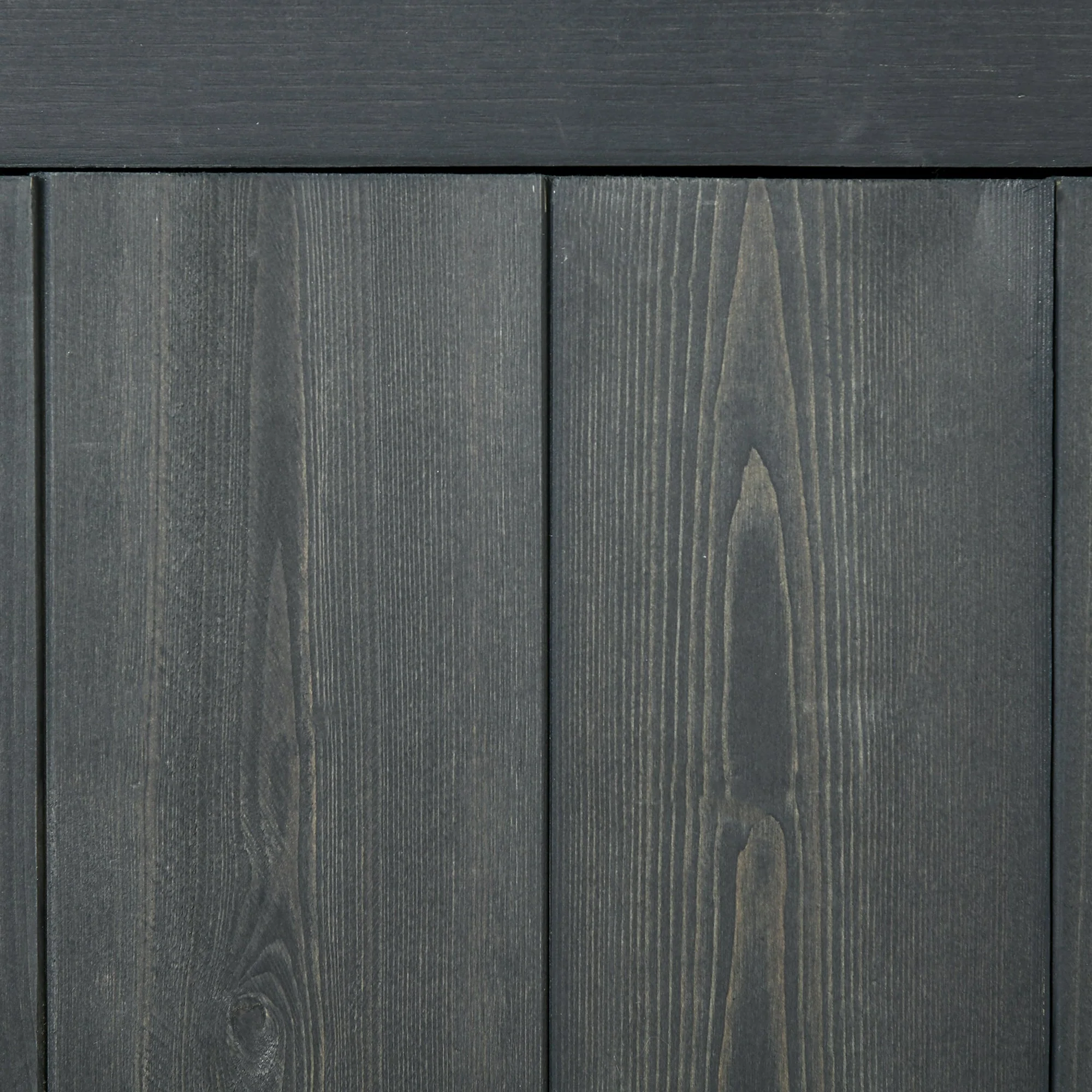 Rustica 188cm Barn Door Reverse Apex Garden Store Lockable Fir Wood Grey by Steadfast - Image 8