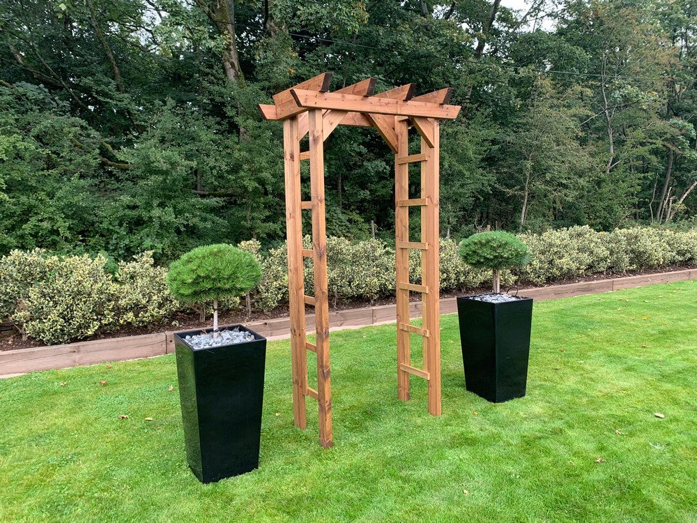 Scandinavian Redwood Garden Arch by Charles Taylor - Image 2