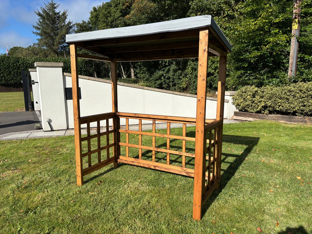 Scandinavian Redwood Garden BBQ Shelter by Charles Taylor Grey - Image 4