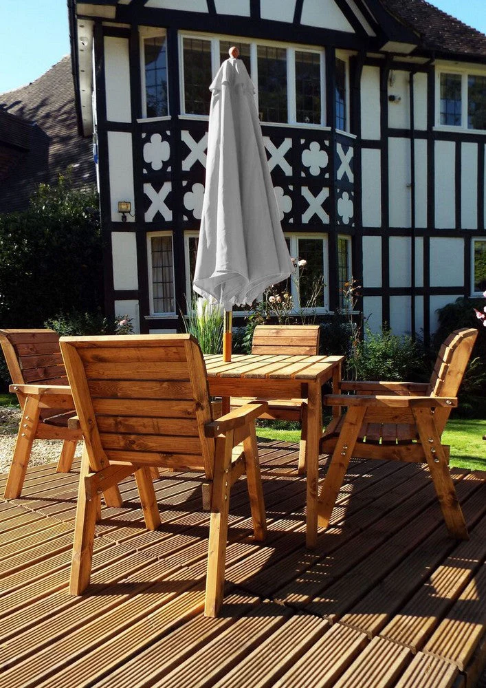 Scandinavian Redwood Garden Parasol by Charles Taylor - Image 2
