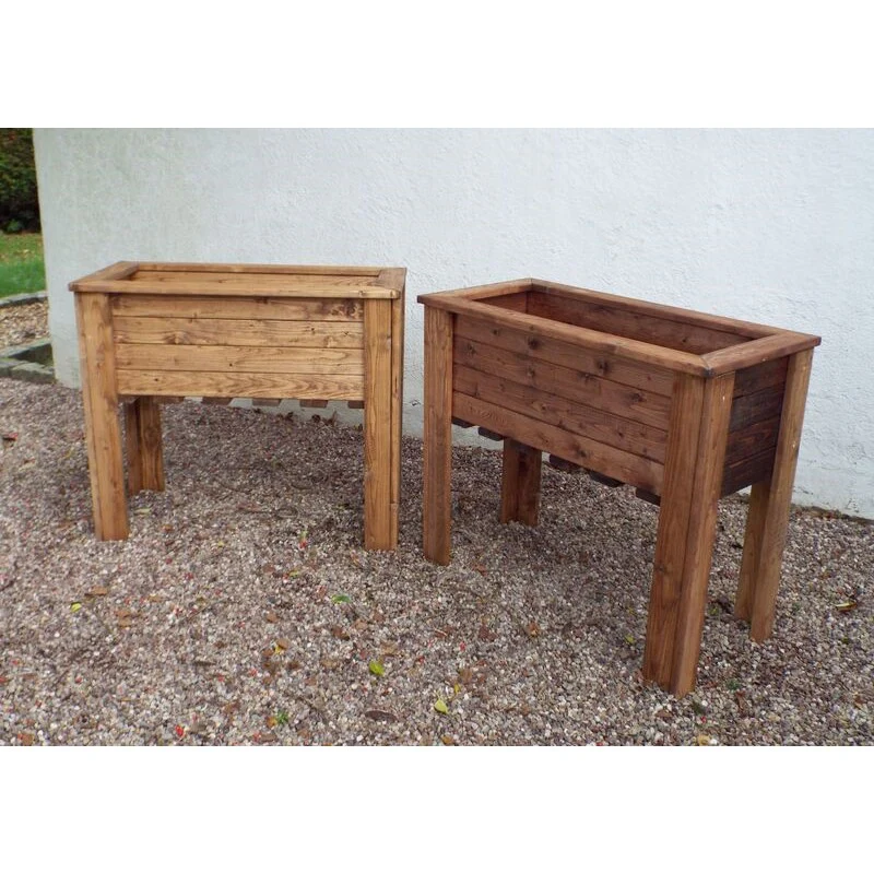 Scandinavian Redwood Garden Planter Set by Charles Taylor - Image 2
