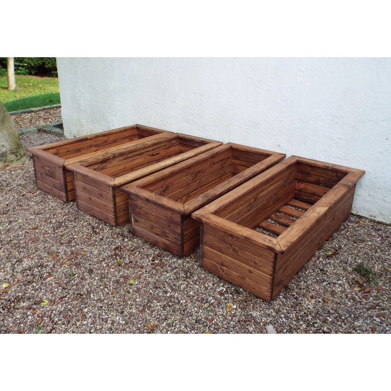 Scandinavian Redwood Garden Planter Set by Charles Taylor - Image 2