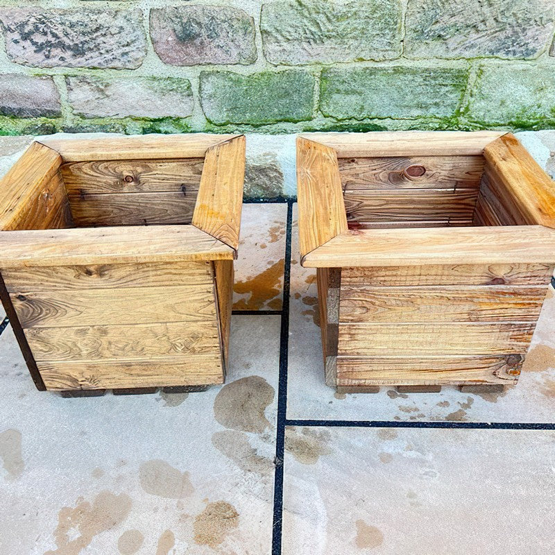 Scandinavian Redwood Garden Planter Set by Charles Taylor - Image 2