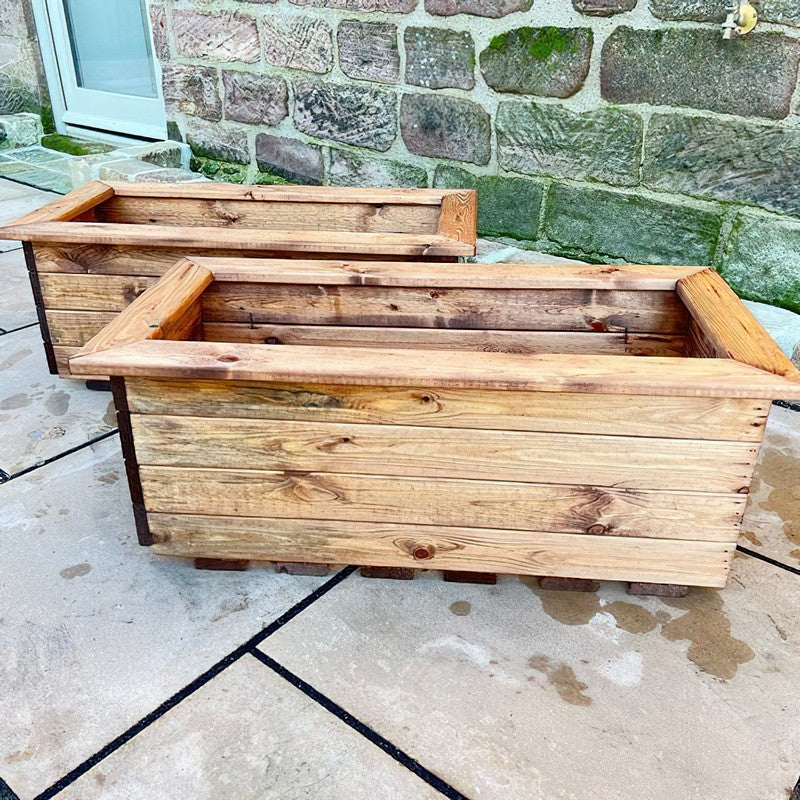 Scandinavian Redwood Garden Planter Set by Charles Taylor - Image 5