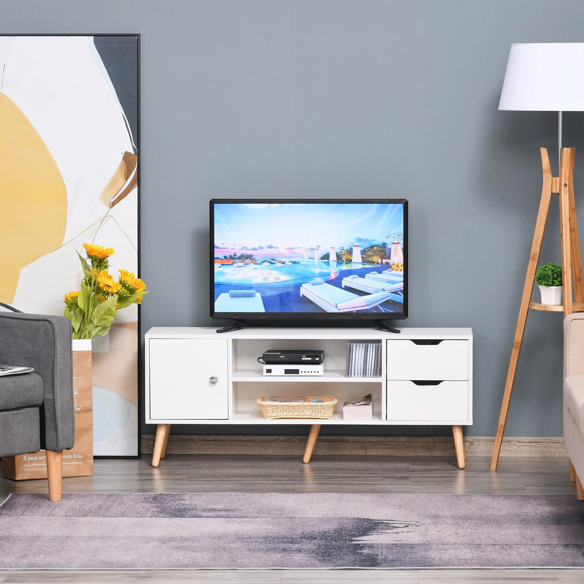 Scandinavian-Style TV Stand - Image 2