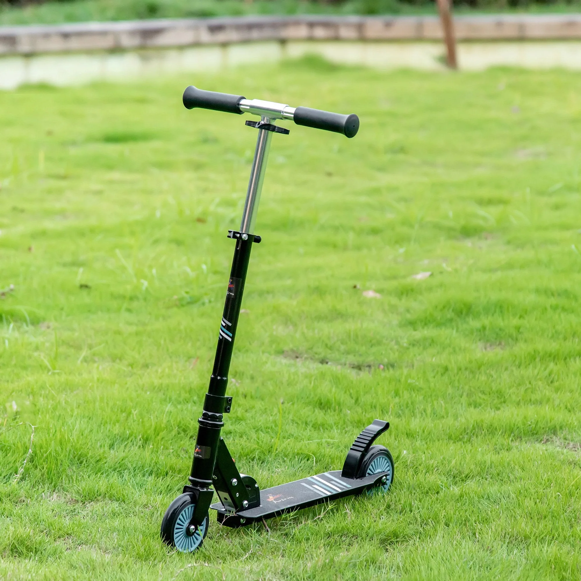 Scooter for Kids Height Adjustable One-Click Foldable Kick Scooter with Brake - Image 9