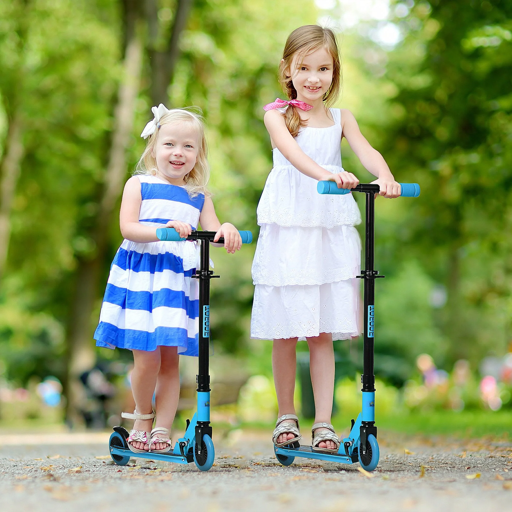 Scooter for Kids Toddler Foldable Kick Scooter with Adjustable Height Brake - Image 2