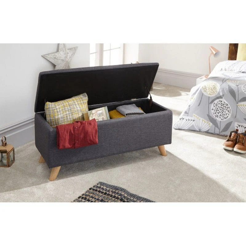 Secreto Large Ottoman Grey 1 Door - Image 2