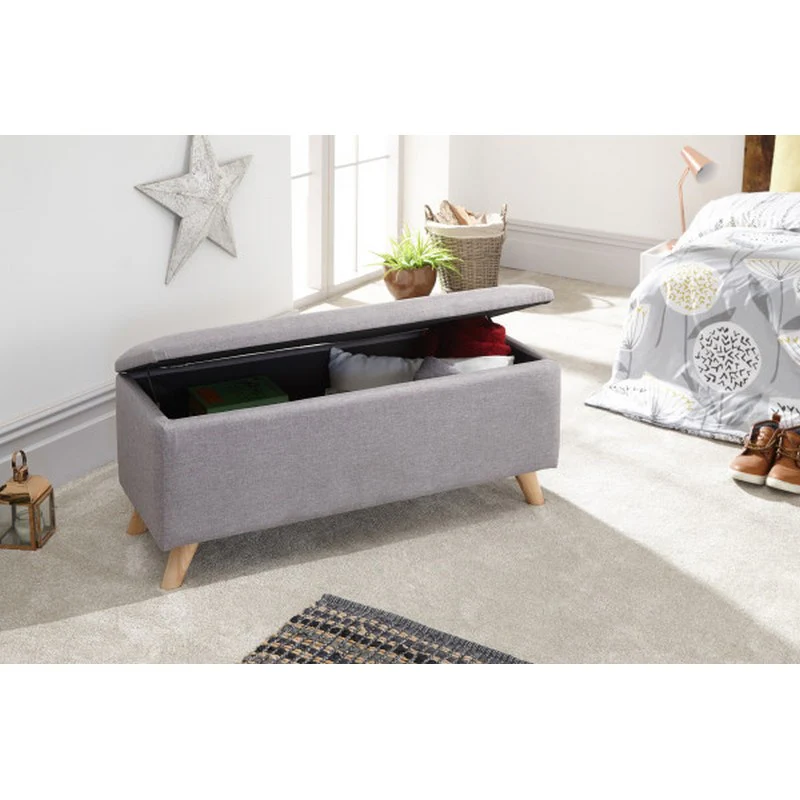 Secreto Large Ottoman Light Grey 1 Door - Image 6