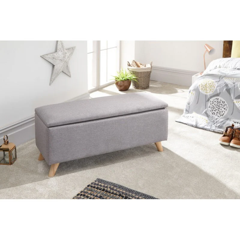 Secreto Large Ottoman Light Grey 1 Door - Image 7