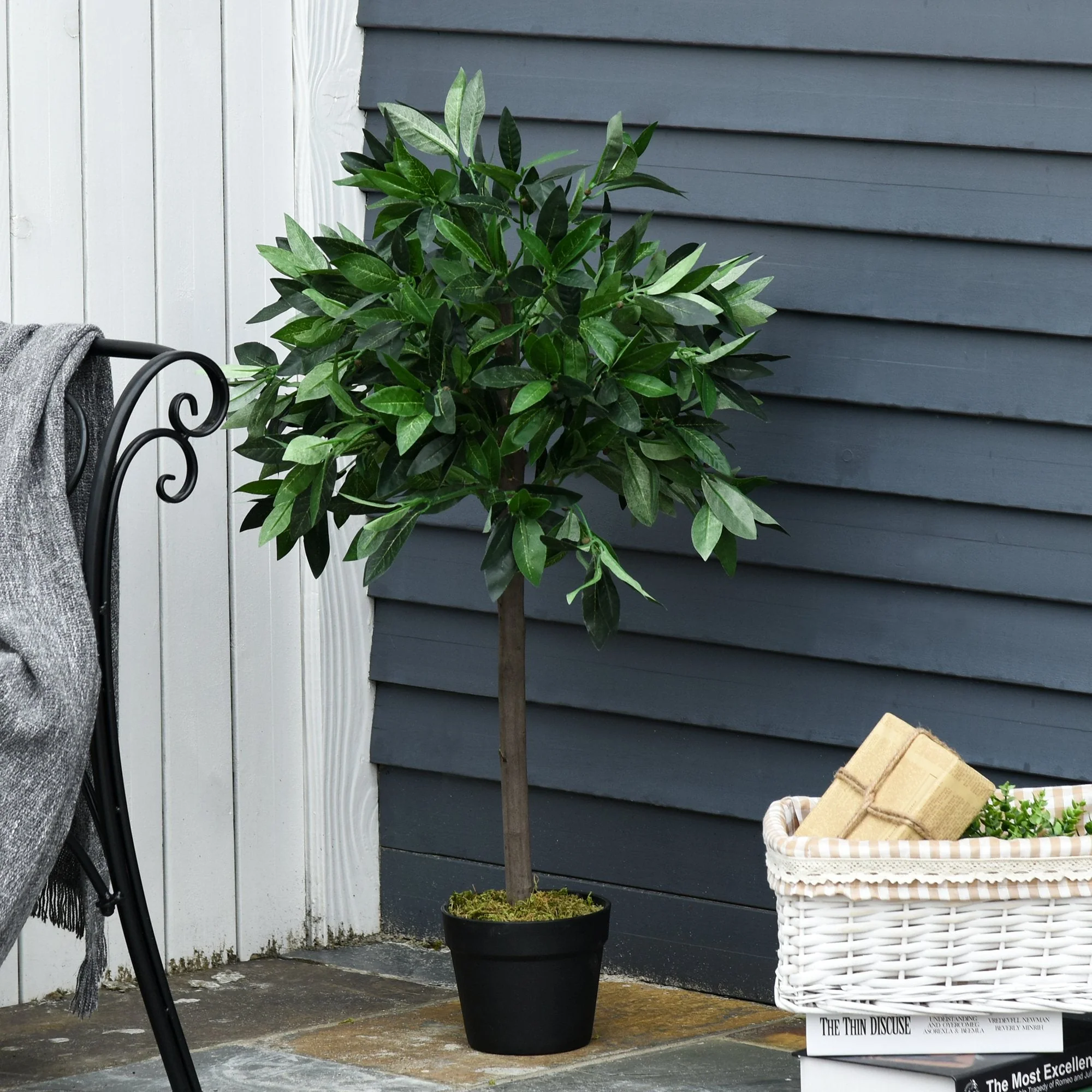 Set of 2 Artificial Bay Laurel Trees - Image 4