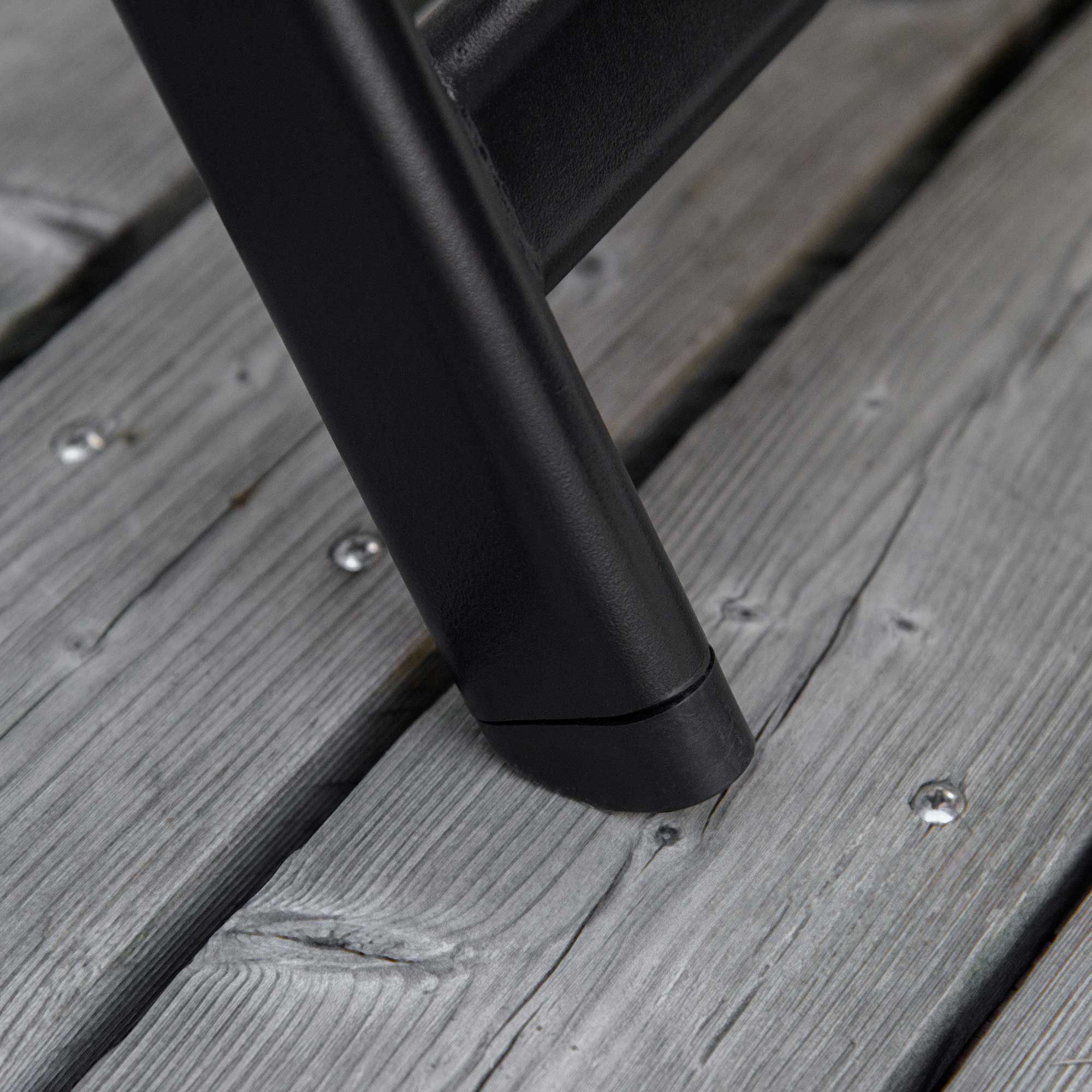 Set of 2 Outdoor Sun Lounger Adjustable Folding Steel Chaise Reclining Lounge Chairs with 10 Back and Leg Positions - Image 8