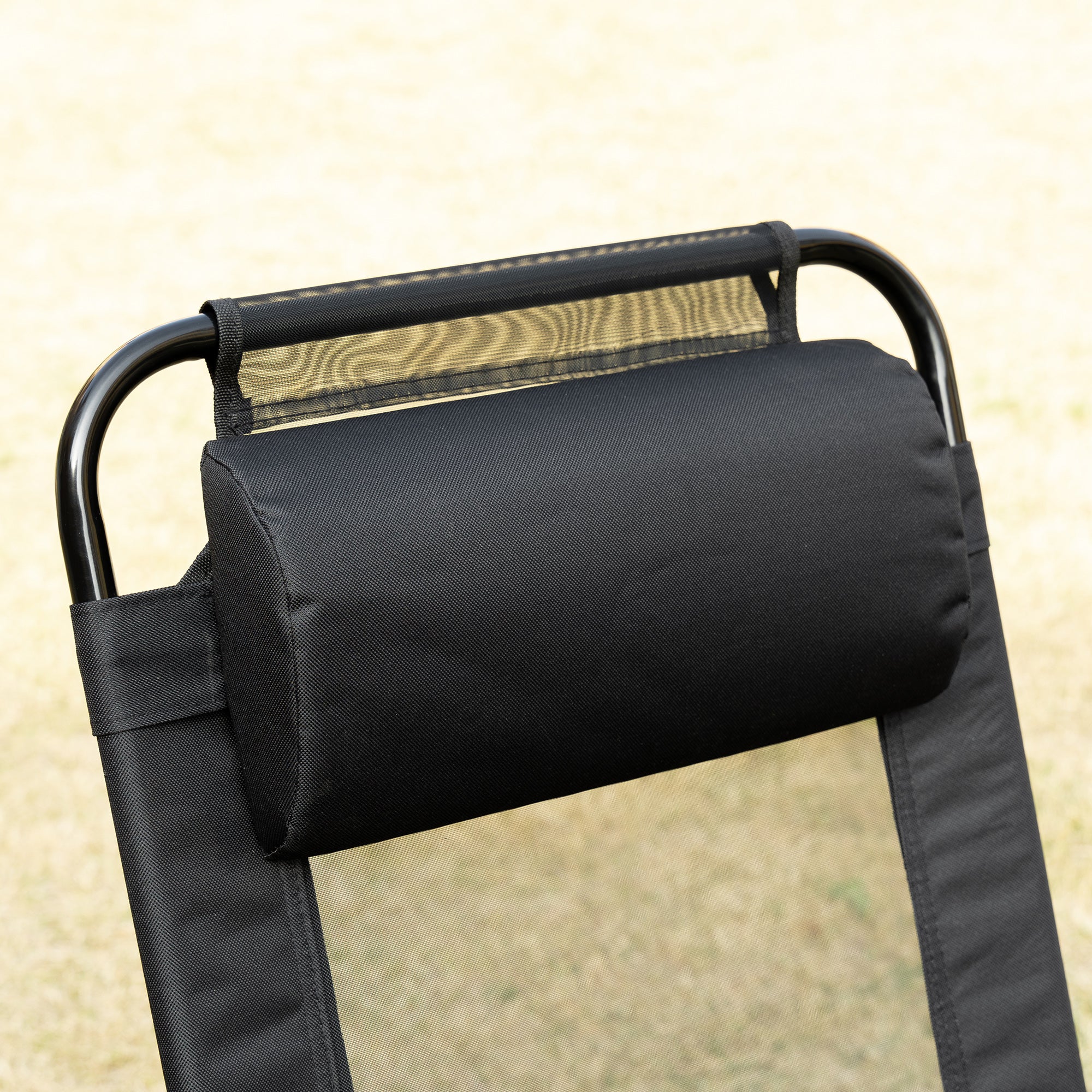 Set of 2 Portable Folding Recliner Outdoor Patio Adjustable Backrest - Image 8