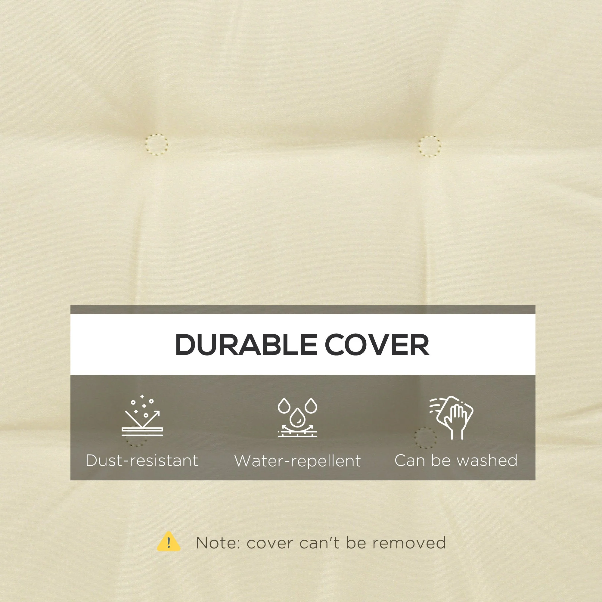 Set of 4 Garden Seat Cushion with Ties - Image 4