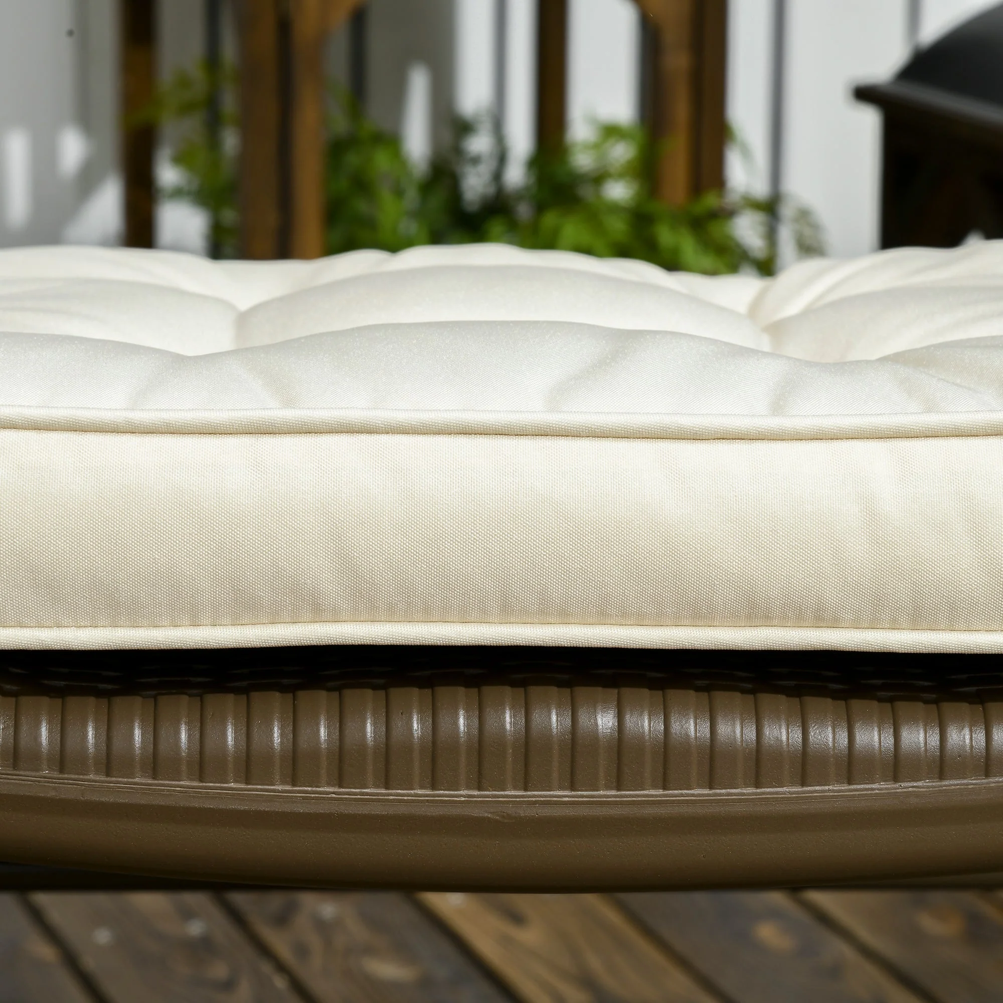 Set of 4 Garden Seat Cushion with Ties - Image 8