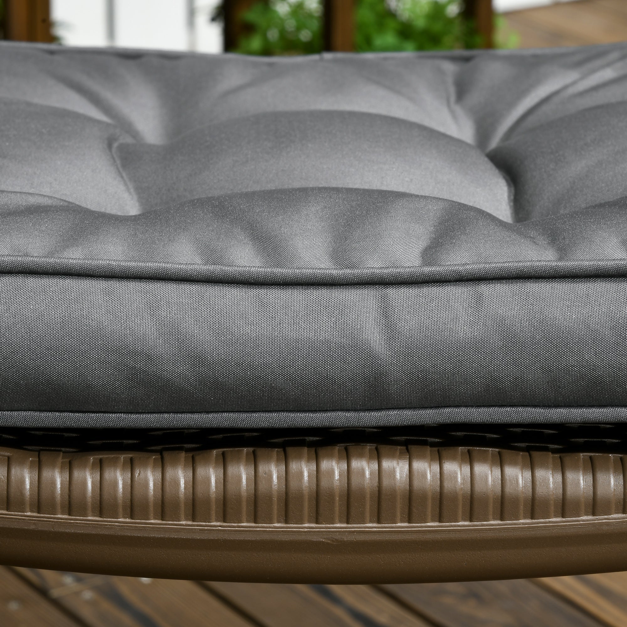 Set of 4 Garden Seat Cushion with Ties - Image 9