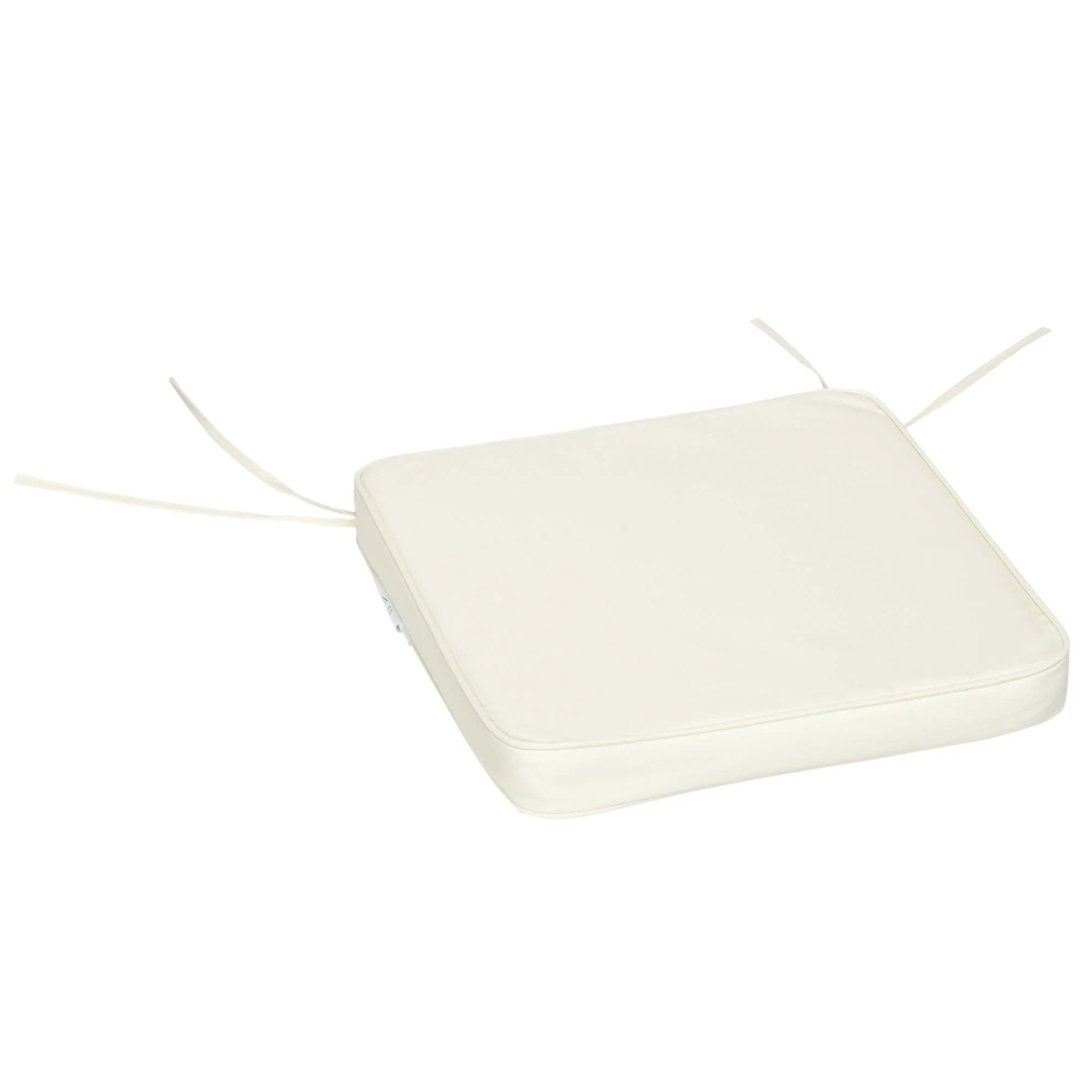 Set of Six Replacement Chair Cushions - Cream White - Image 9