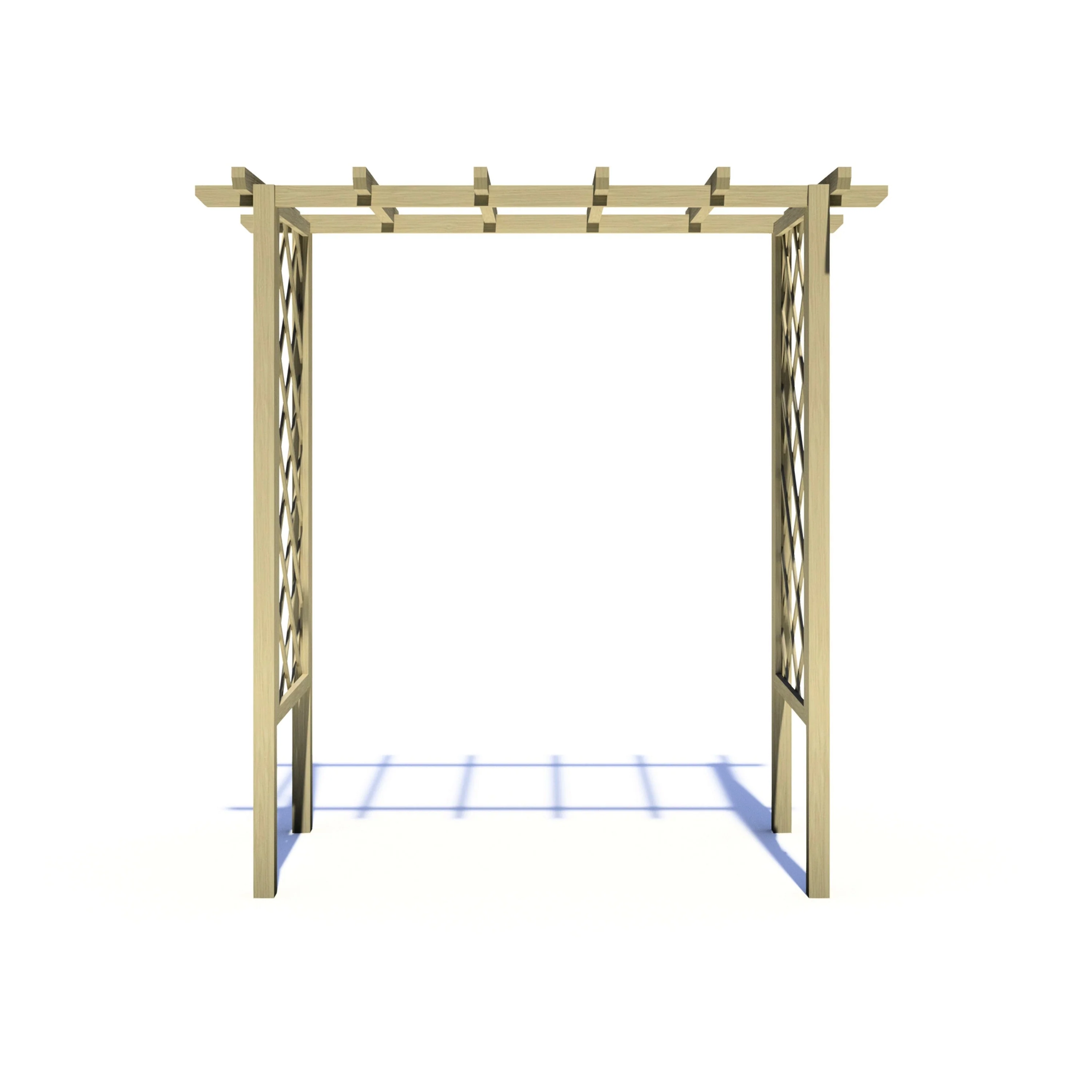 Shire 2' 11" x 6' 3" Garden Arch - Classic Pressure Treated - Image 5