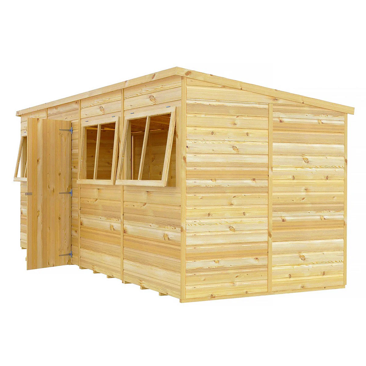 Shire 5' 9" x 15' 8" Pent Shed - Premium Dip Treated Shiplap - Image 5