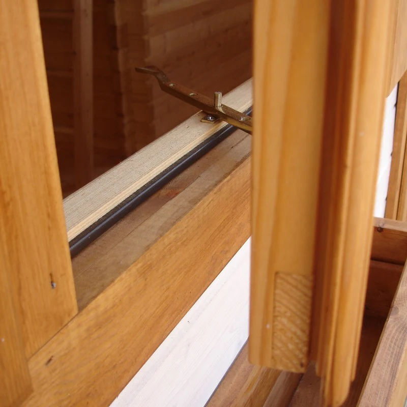 Shire Abbeyford 11' 9" x 13' 8" Apex Log Cabin - Premium 28mm Cladding Tongue & Groove - Image 3